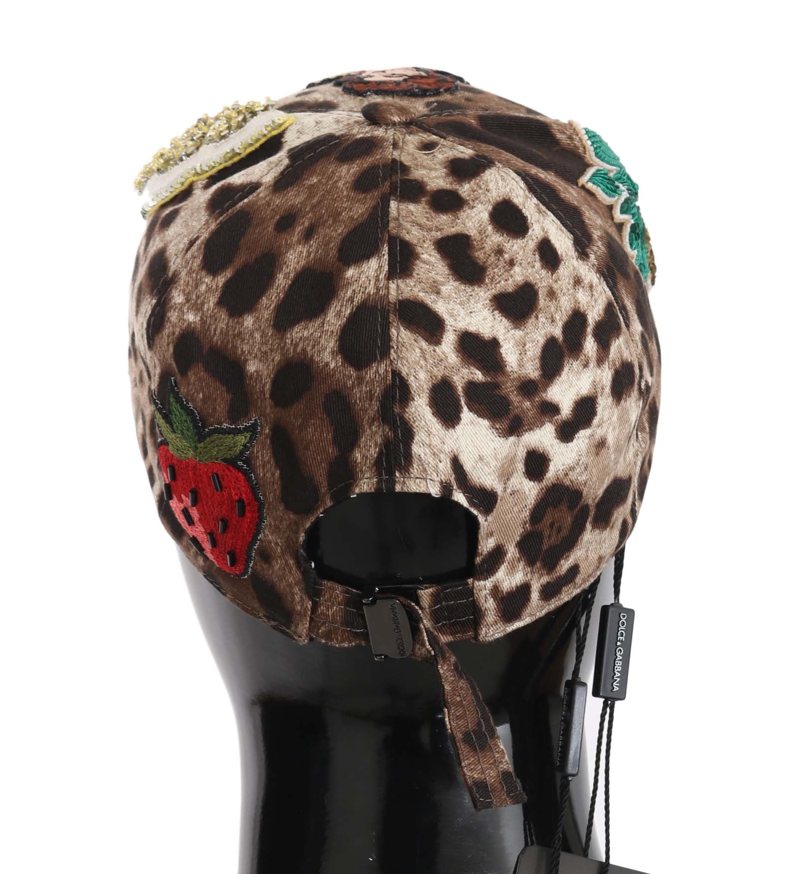 Dolce & Gabbana Brown Baseball Cap for Women detail view