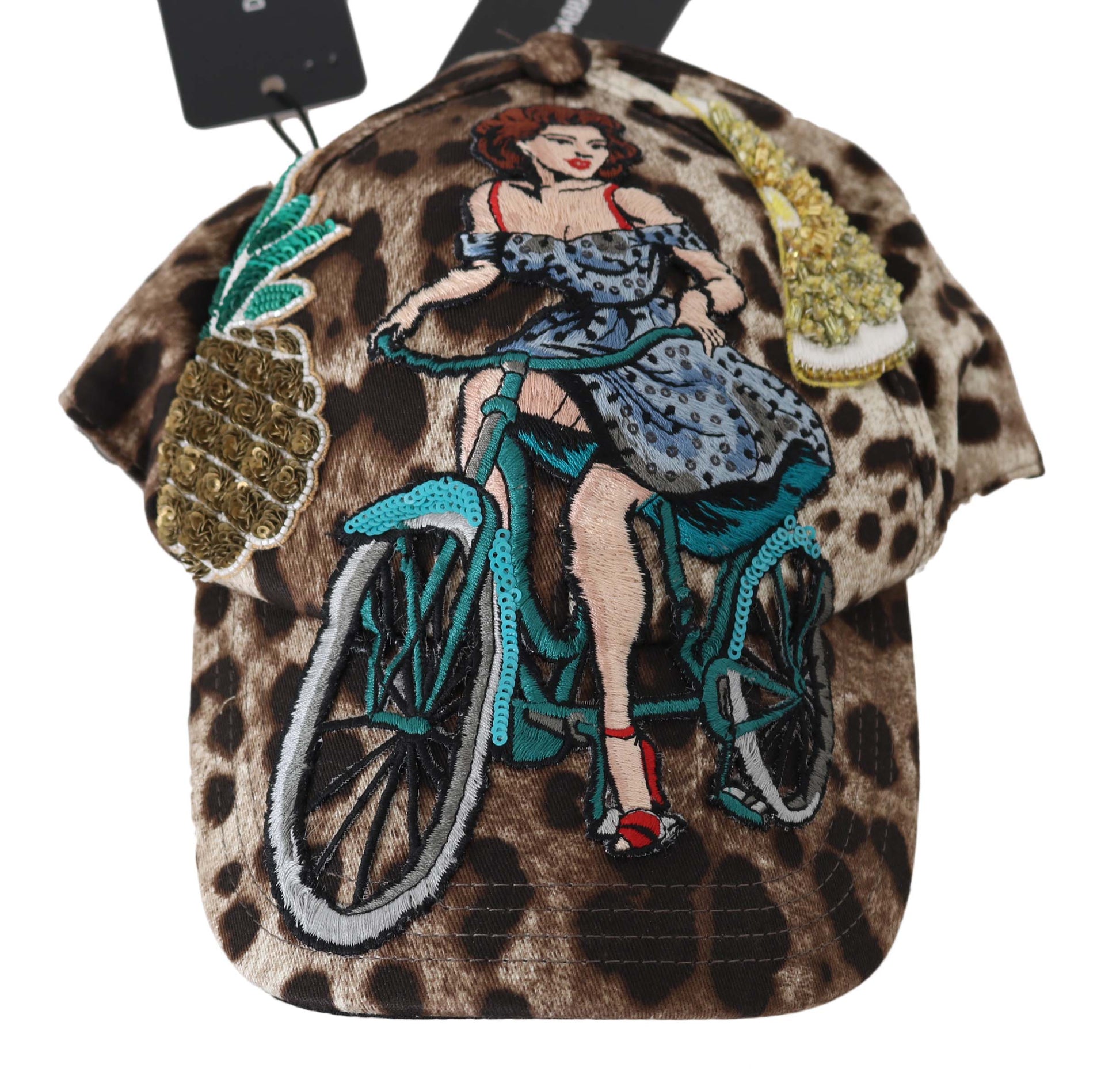 Dolce & Gabbana Brown Baseball Cap for Women side view