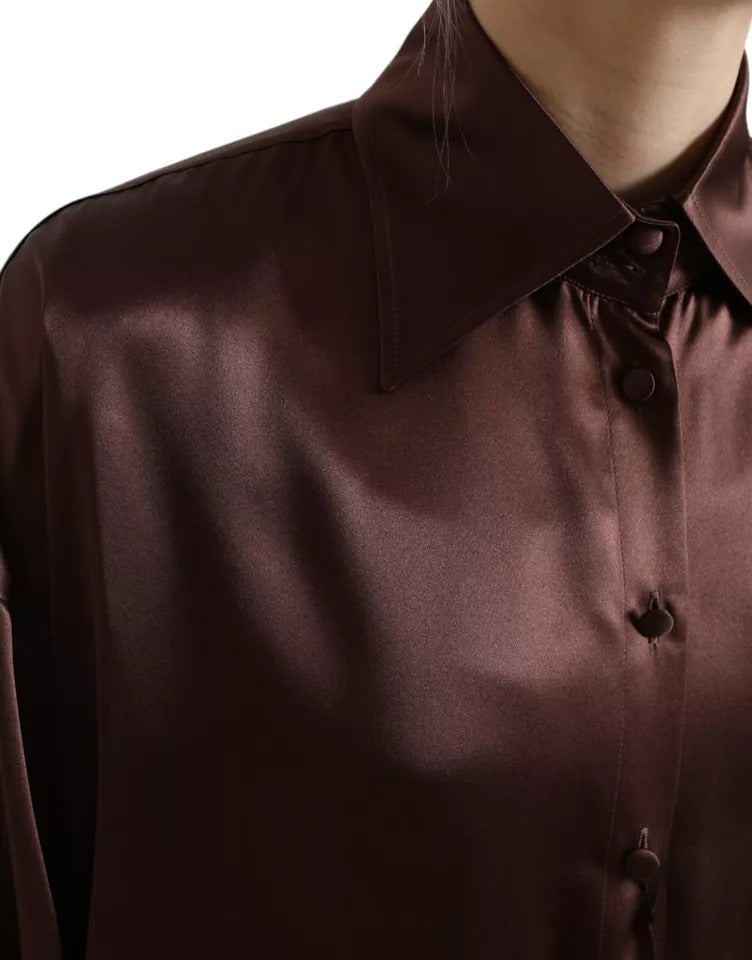 Dolce & Gabbana Brown Blouse for Women side view