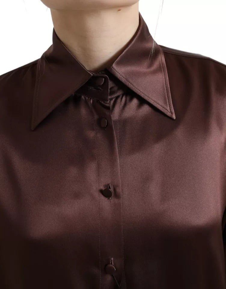 Dolce & Gabbana Brown Blouse for Women detail view