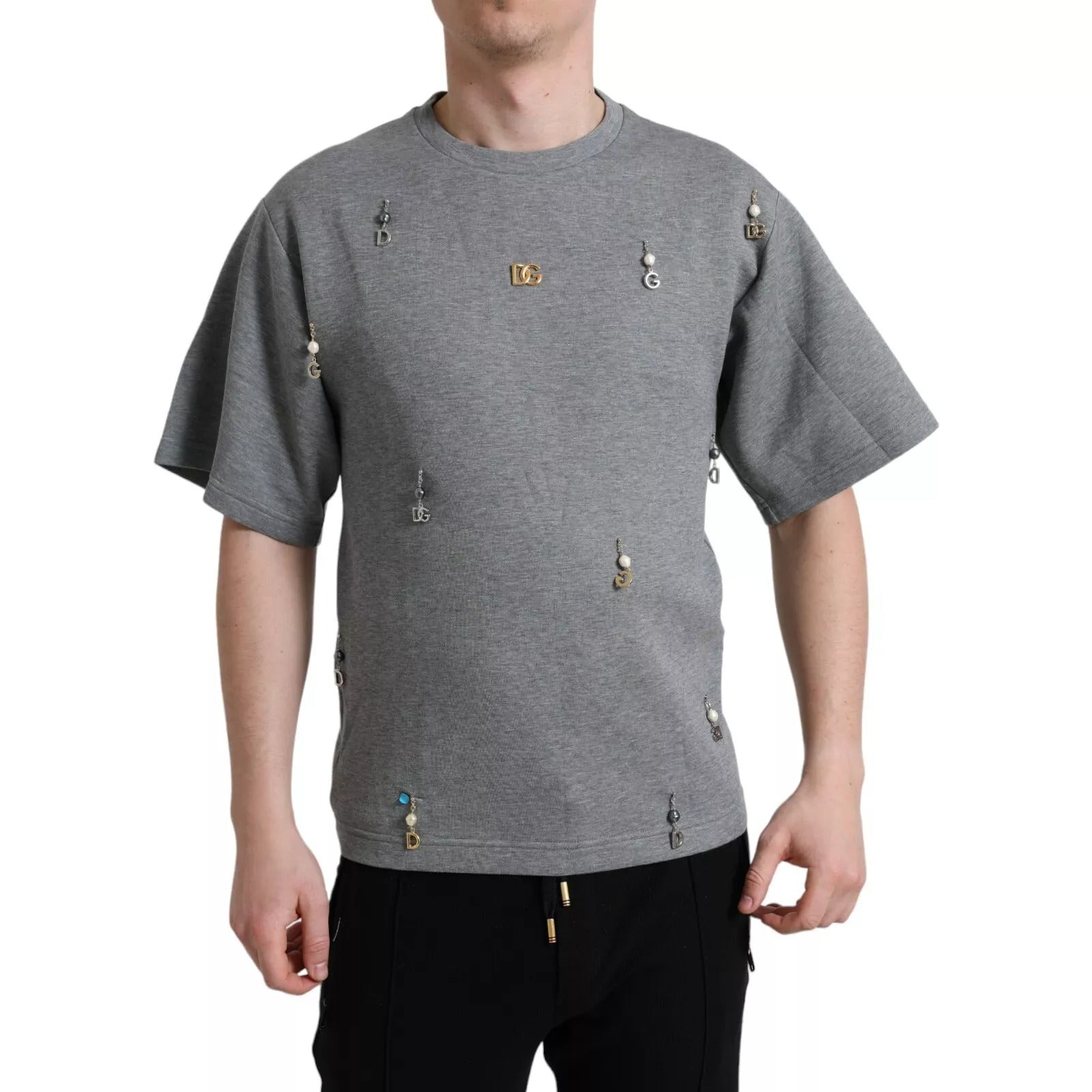 Dolce & Gabbana Grey T-Shirt for Men