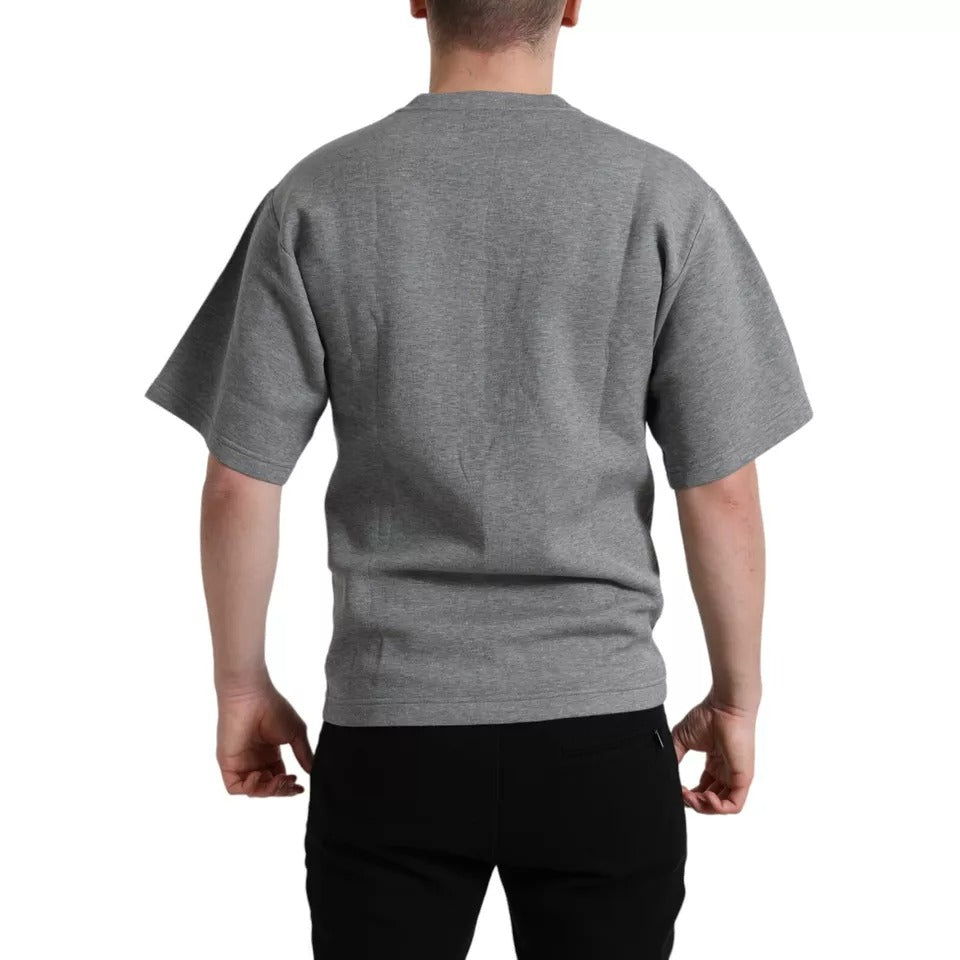 Dolce & Gabbana Grey T-Shirt for Men side view