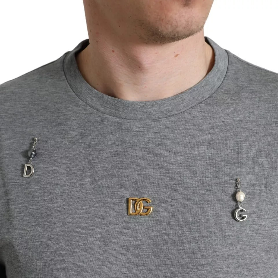 Dolce & Gabbana Grey T-Shirt for Men additional view
