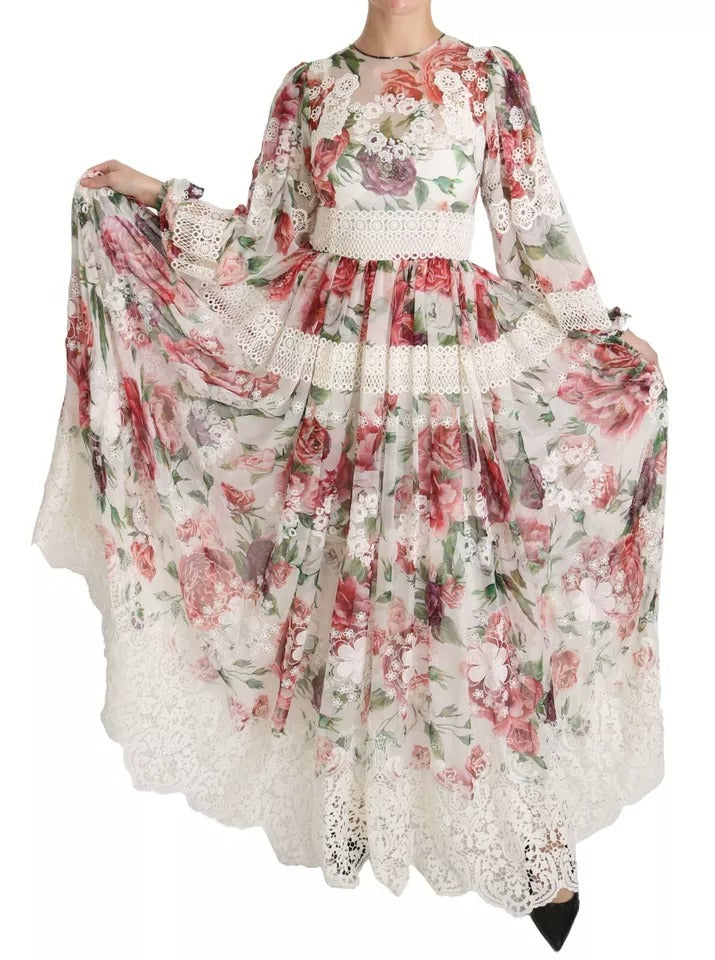 Dolce & Gabbana Multicolor Long Dress for Women alternate view