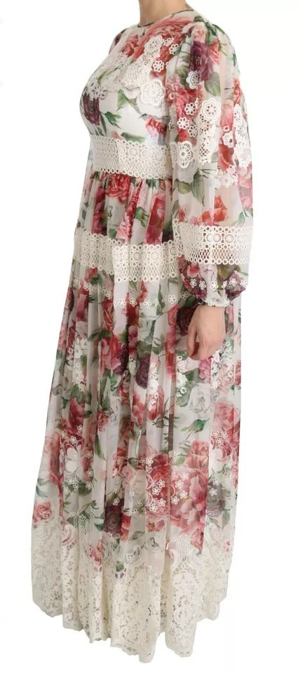 Dolce & Gabbana Multicolor Long Dress for Women side view
