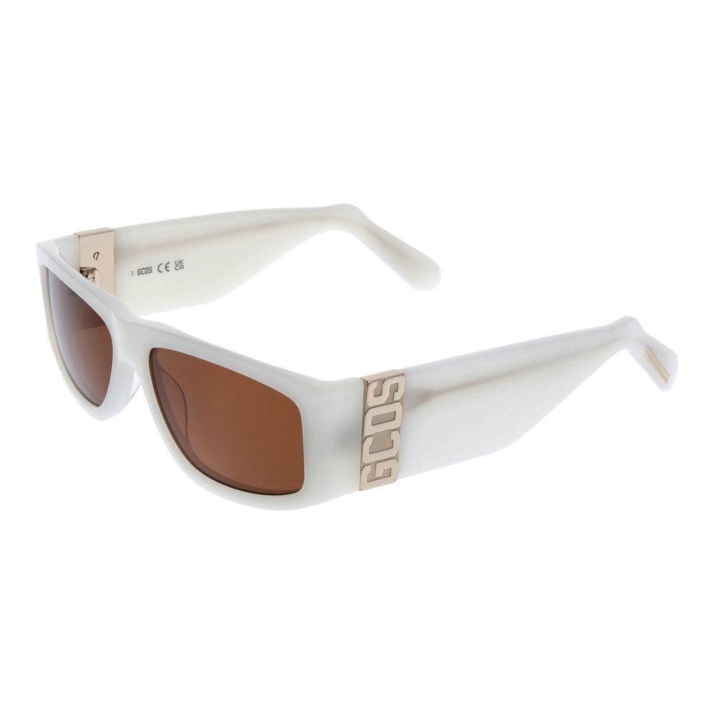 GCDS White Sunglasses Unisex