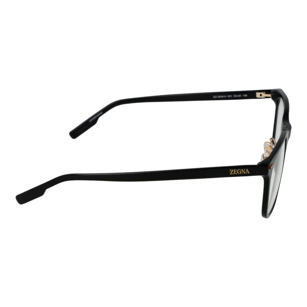 Ermenegildo Zegna Black Glasses Frames for Men detail view