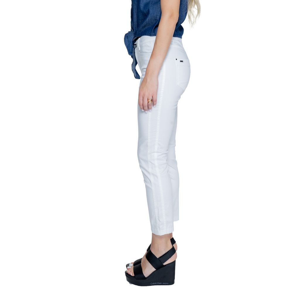 Street One White Casual Pants for Women detail view