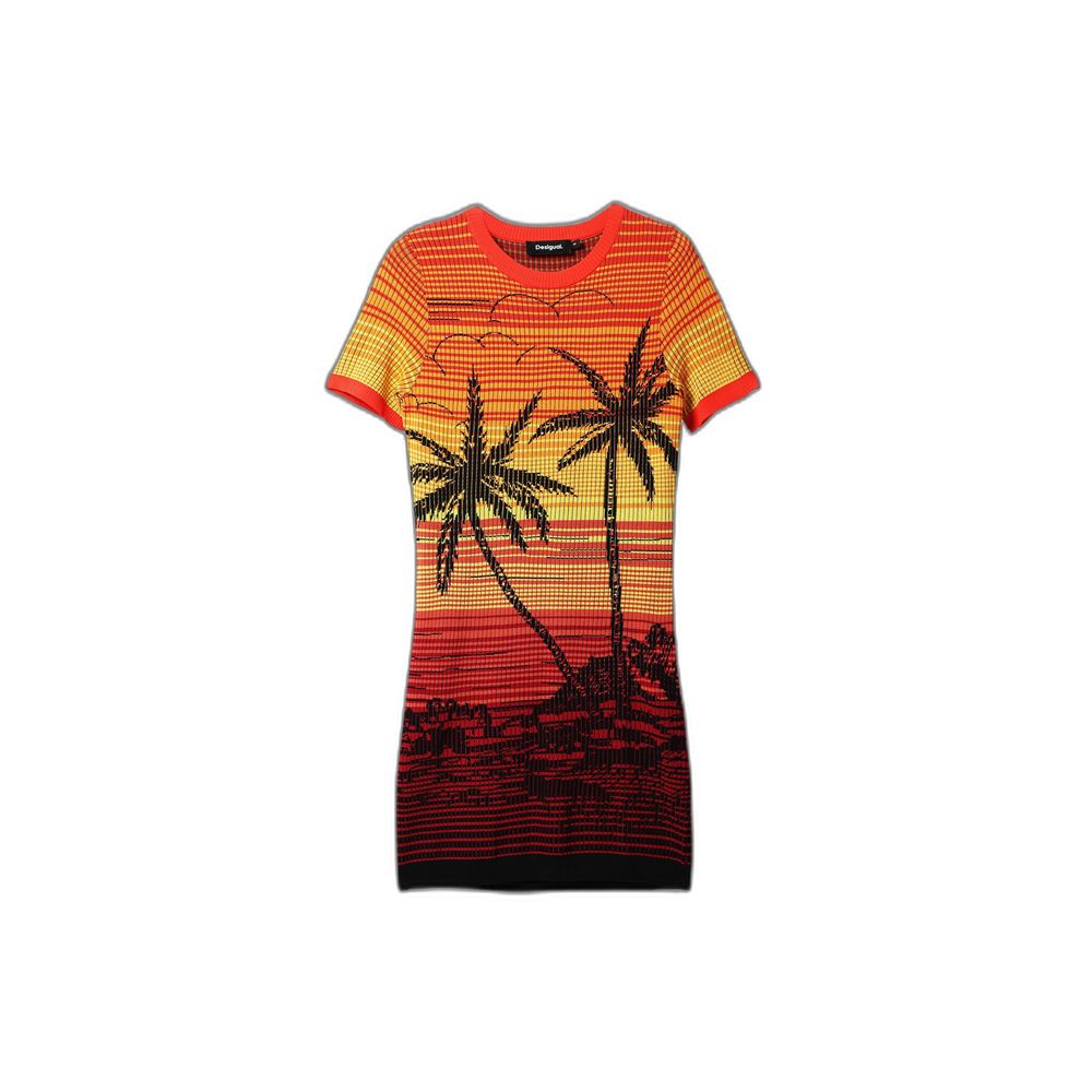 Desigual Multicolor Midi Dress for Women