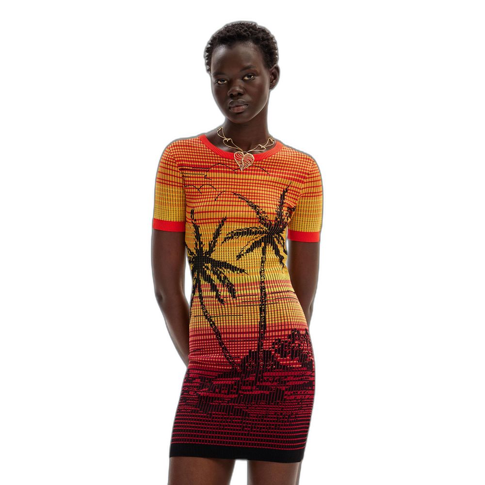 Desigual Multicolor Midi Dress for Women alternate view