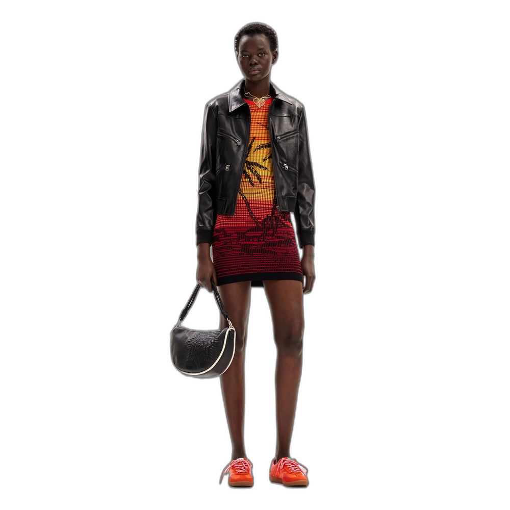 Desigual Multicolor Midi Dress for Women detail view