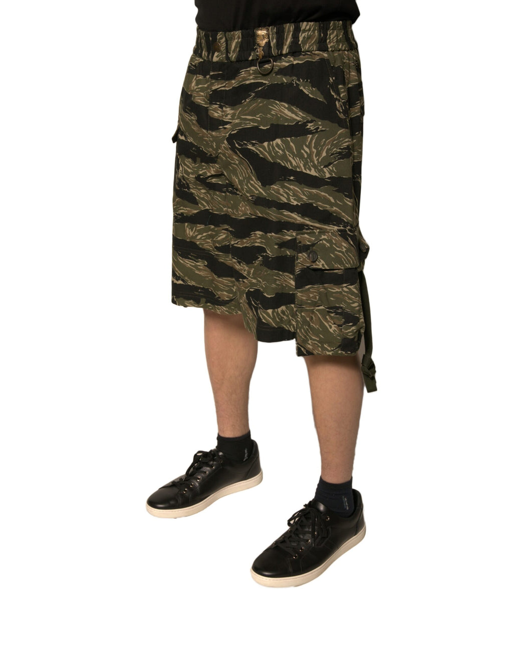 Dolce & Gabbana Black Bermuda for Men detail view