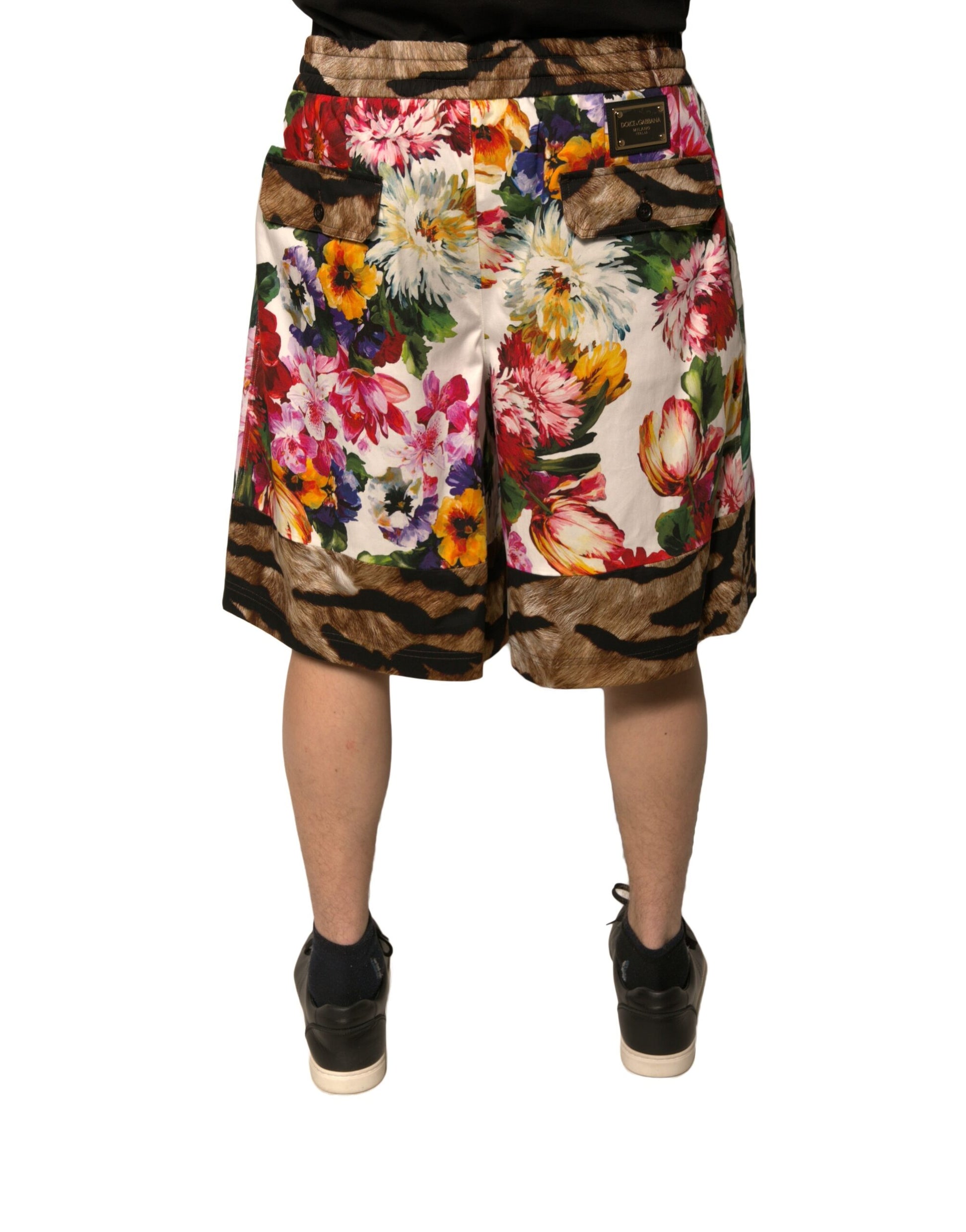 Dolce & Gabbana Multicolor Bermuda for Men side view