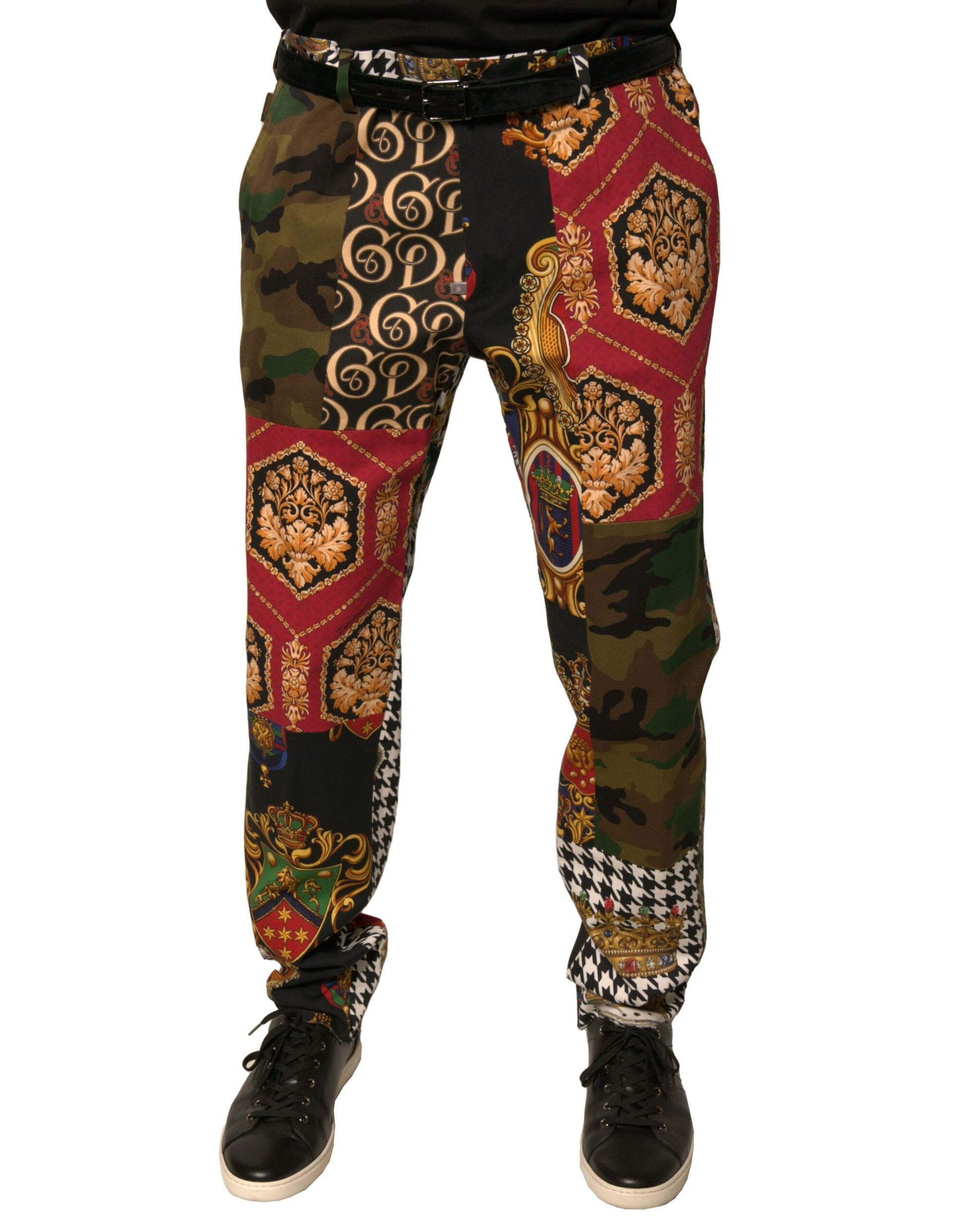 Dolce & Gabbana Multicolor Dress Pants for Men alternate view