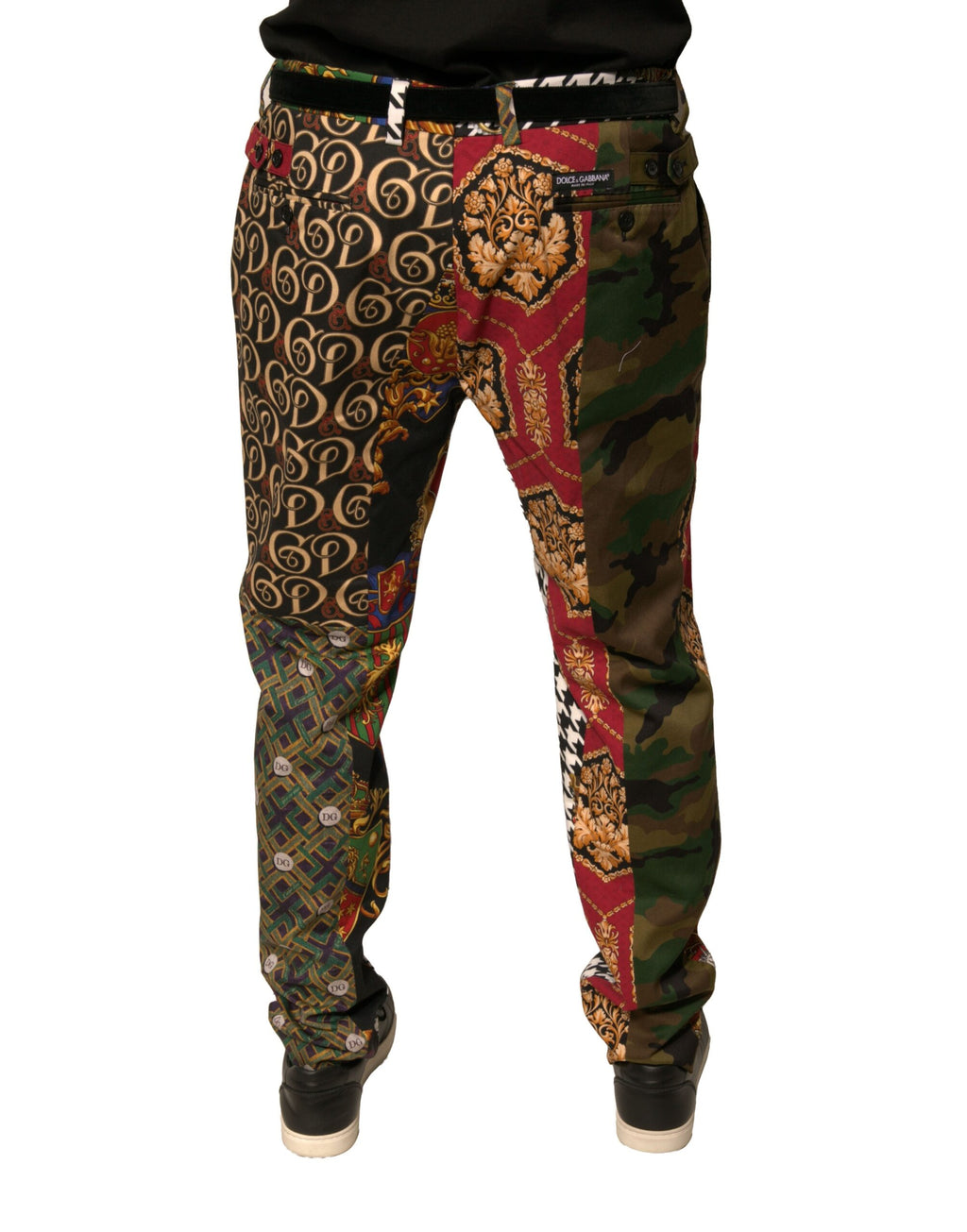 Dolce & Gabbana Multicolor Dress Pants for Men side view
