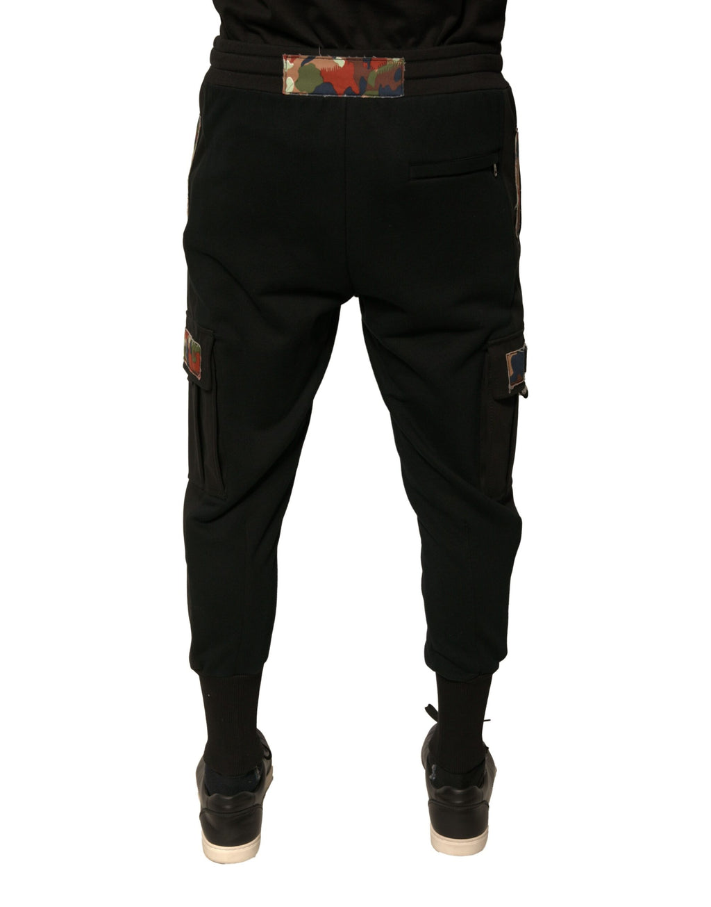 Dolce & Gabbana Black Athletic Pants for Men side view