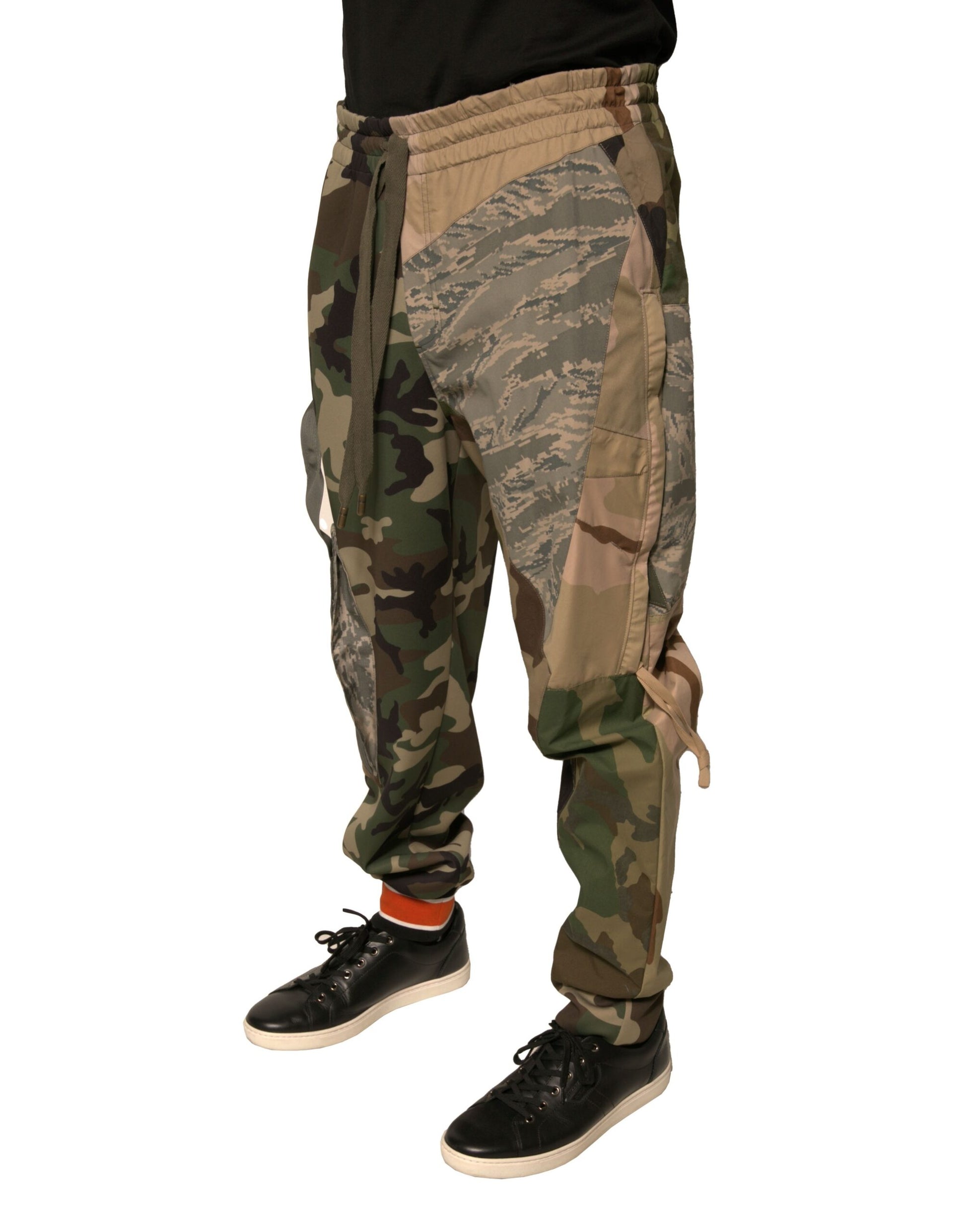 Dolce & Gabbana Multicolor Athletic Pants for Men detail view