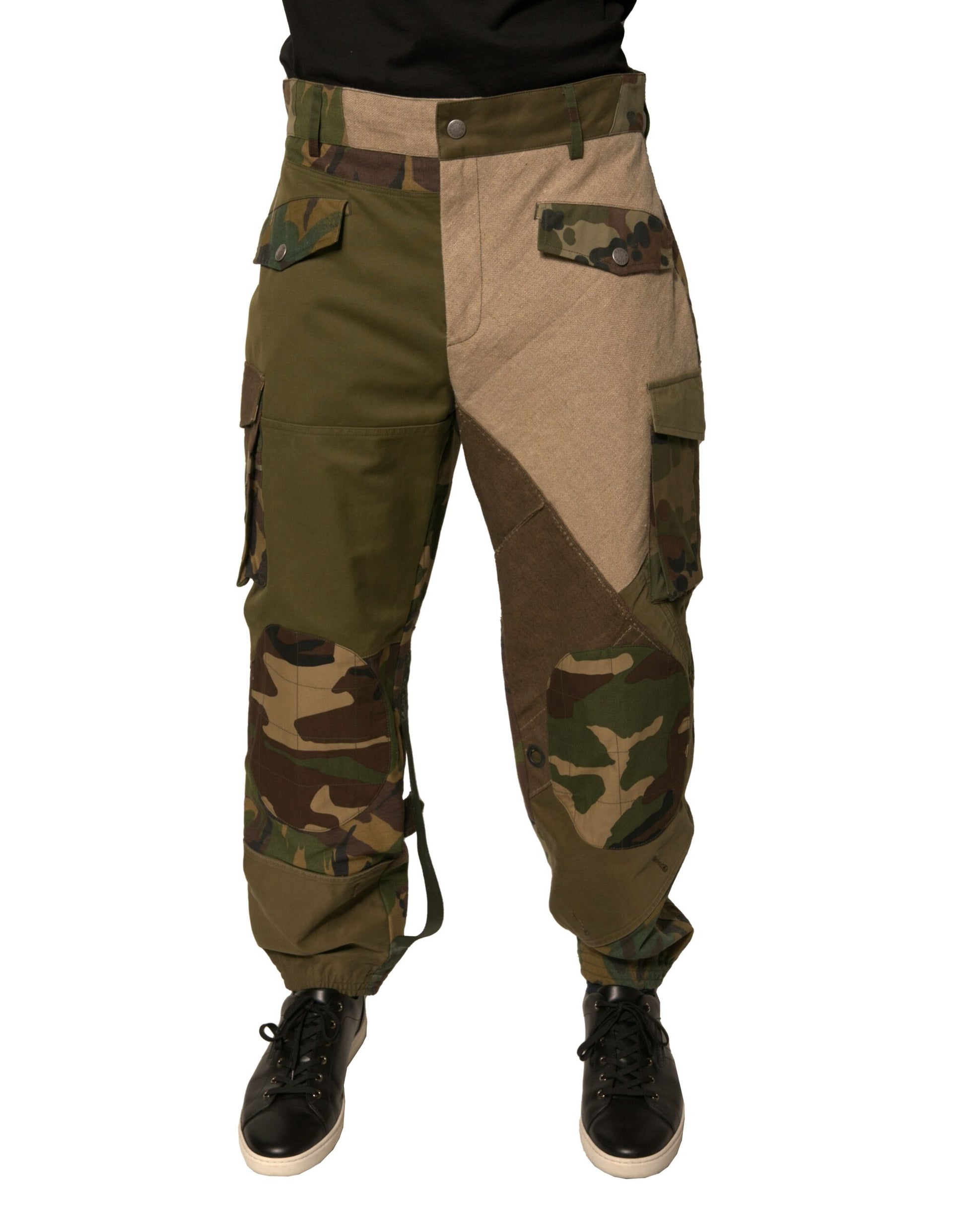 Dolce & Gabbana Multicolor Cargo Pants for Men