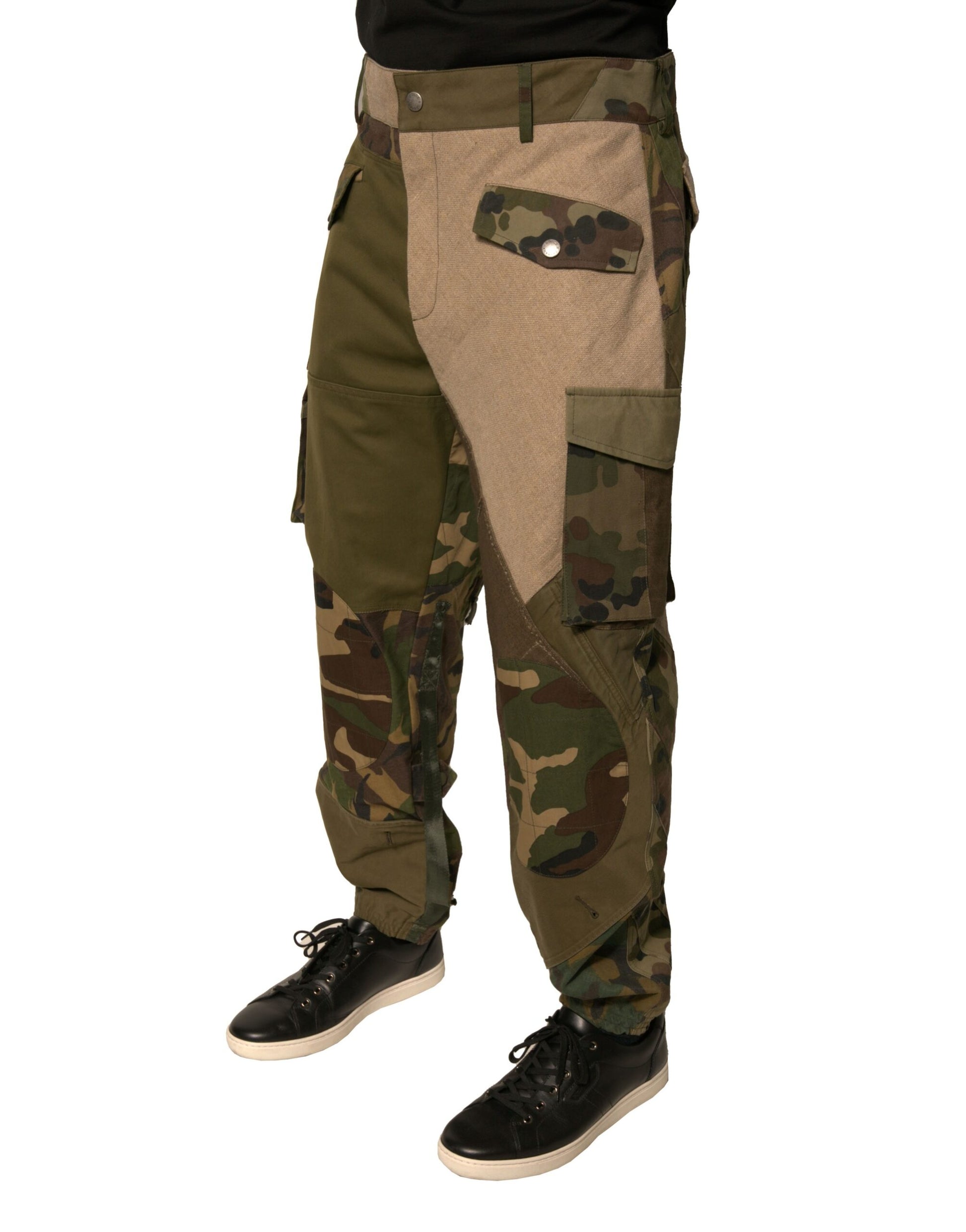 Dolce & Gabbana Multicolor Cargo Pants for Men detail view