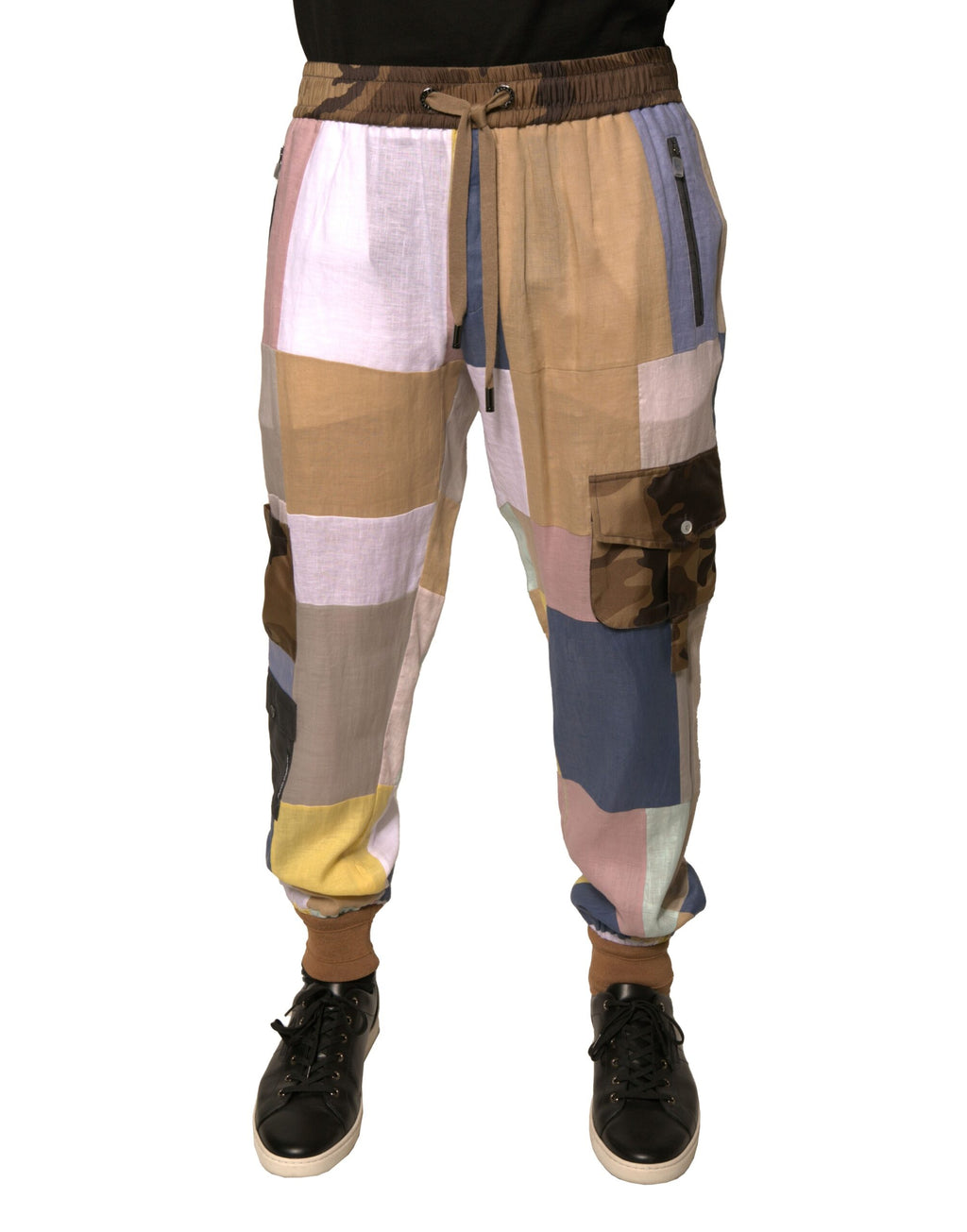 Dolce & Gabbana Multicolor Athletic Pants for Men