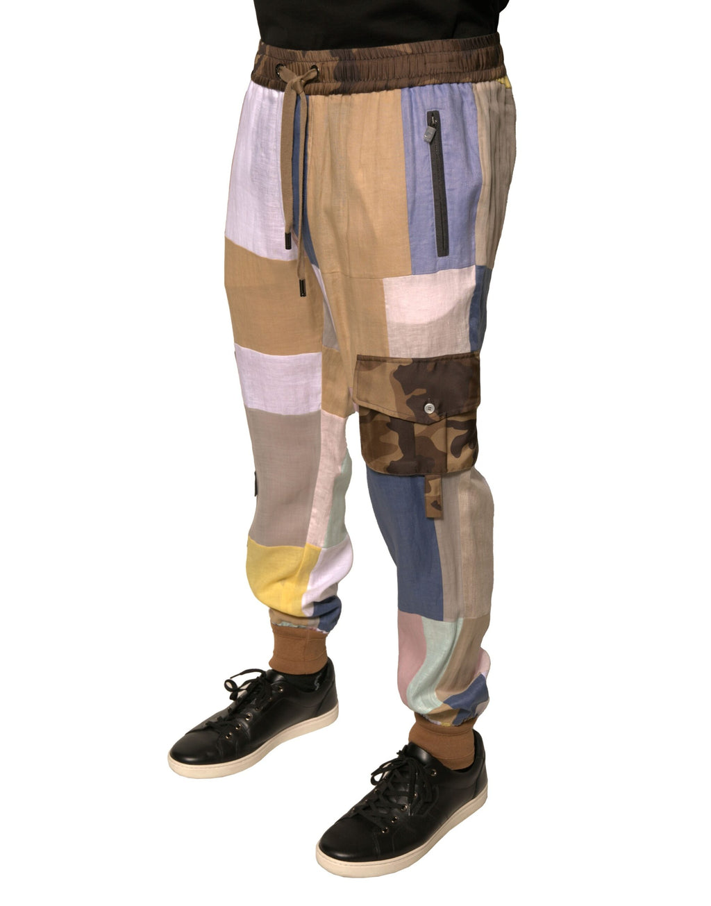 Dolce & Gabbana Multicolor Athletic Pants for Men detail view
