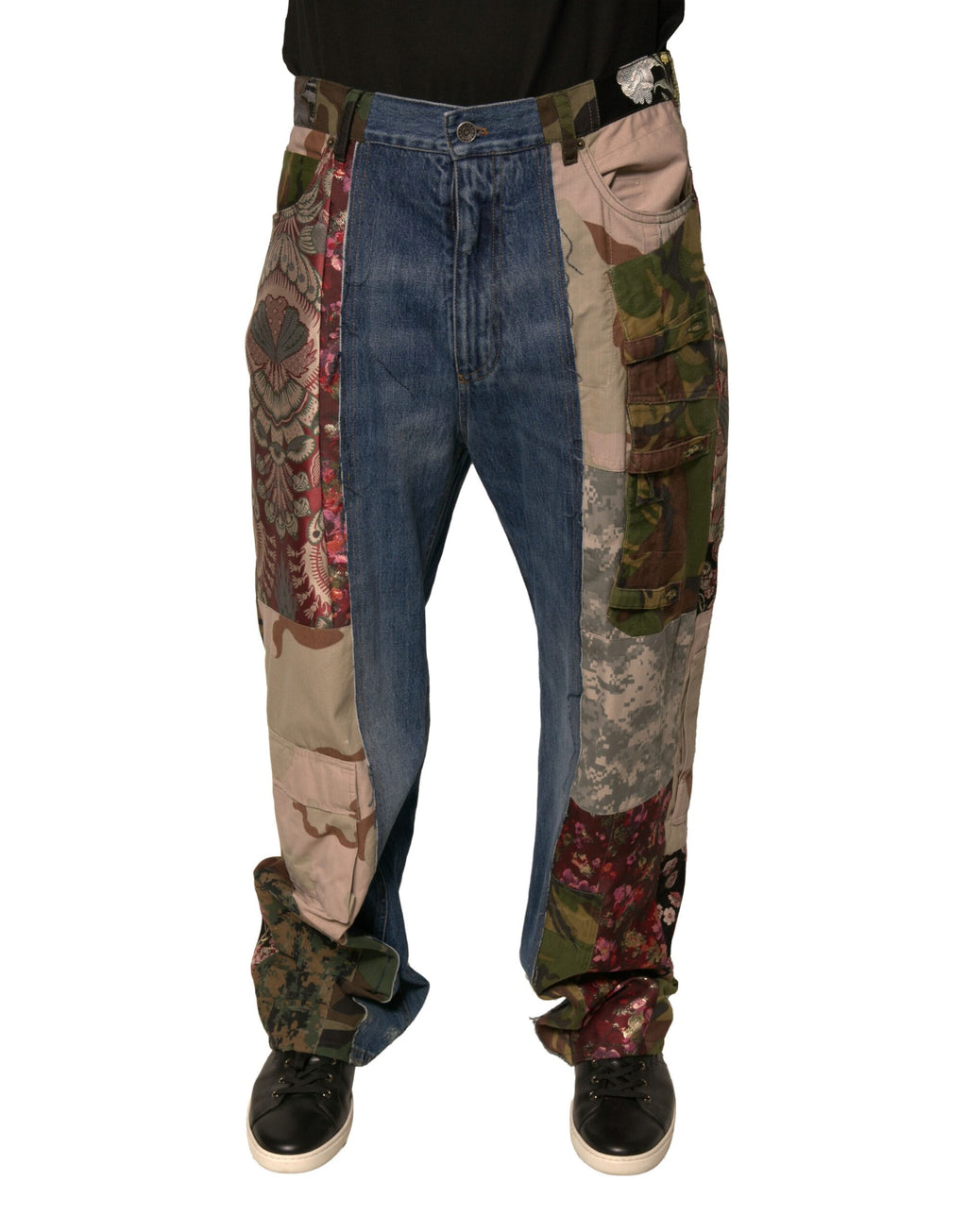 Dolce & Gabbana Blue Straight Leg Jeans for Men