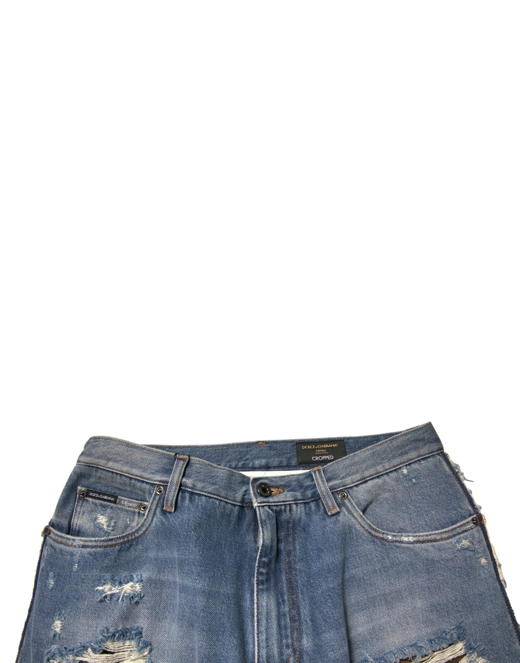 Dolce & Gabbana Blue Straight Leg Jeans for Men additional view