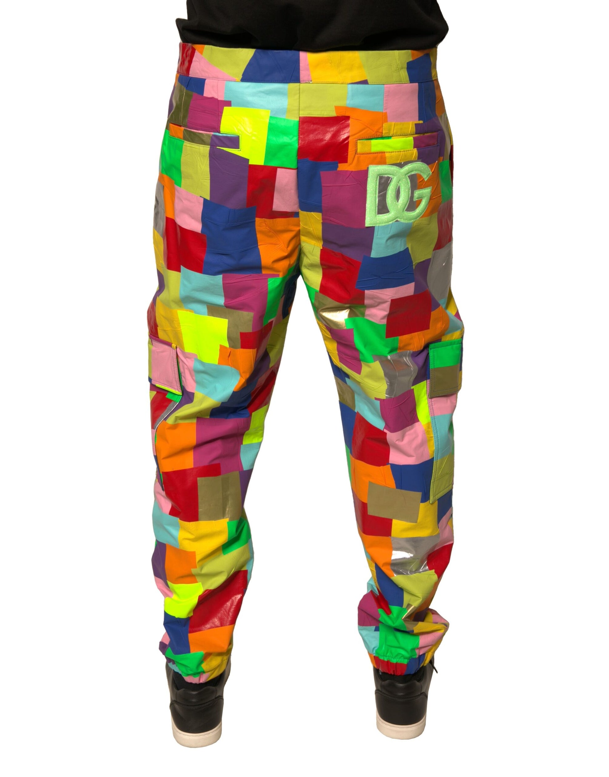 Dolce & Gabbana Multicolor Cargo Pants for Men side view