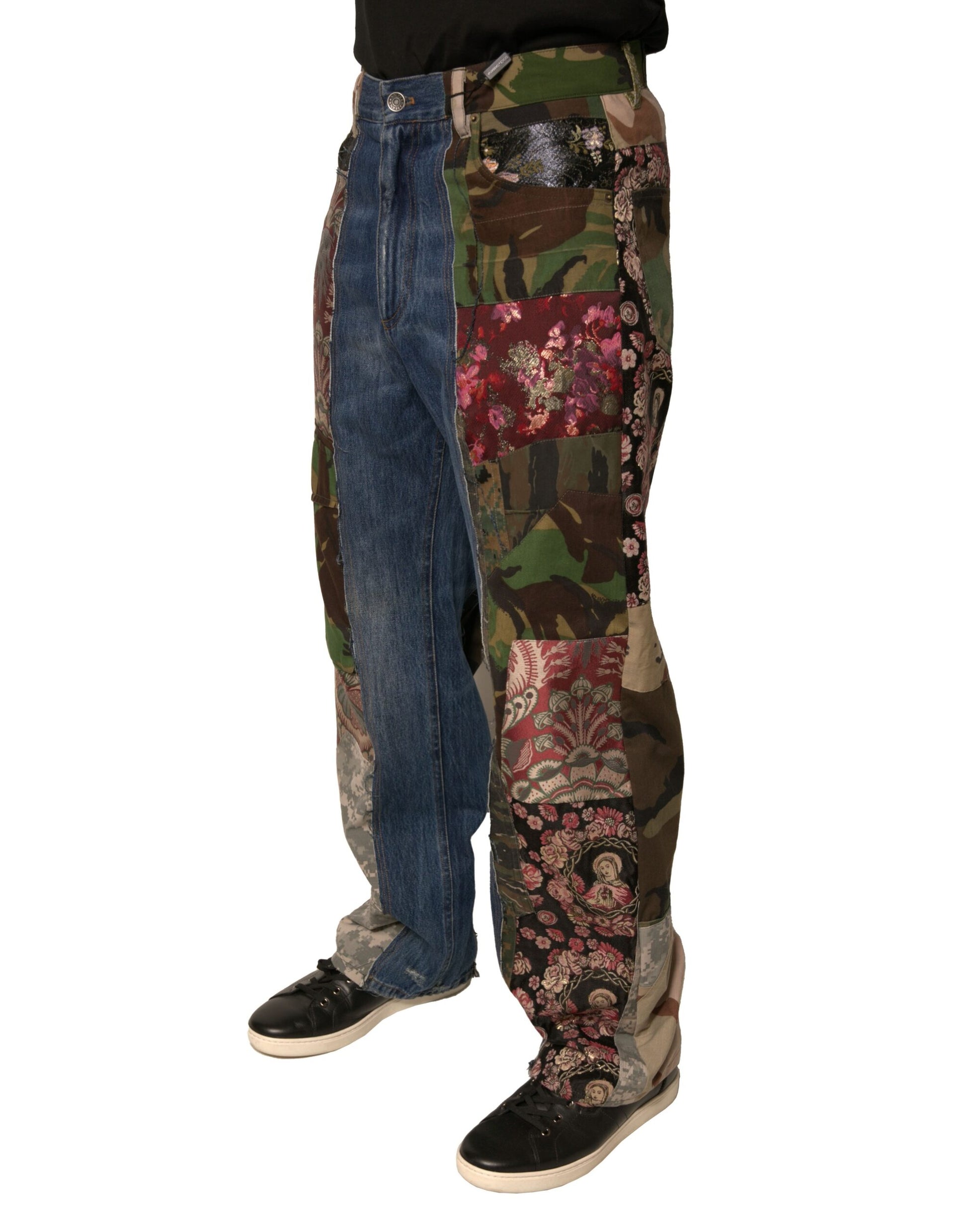 Dolce & Gabbana Blue Straight Leg Jeans for Men detail view