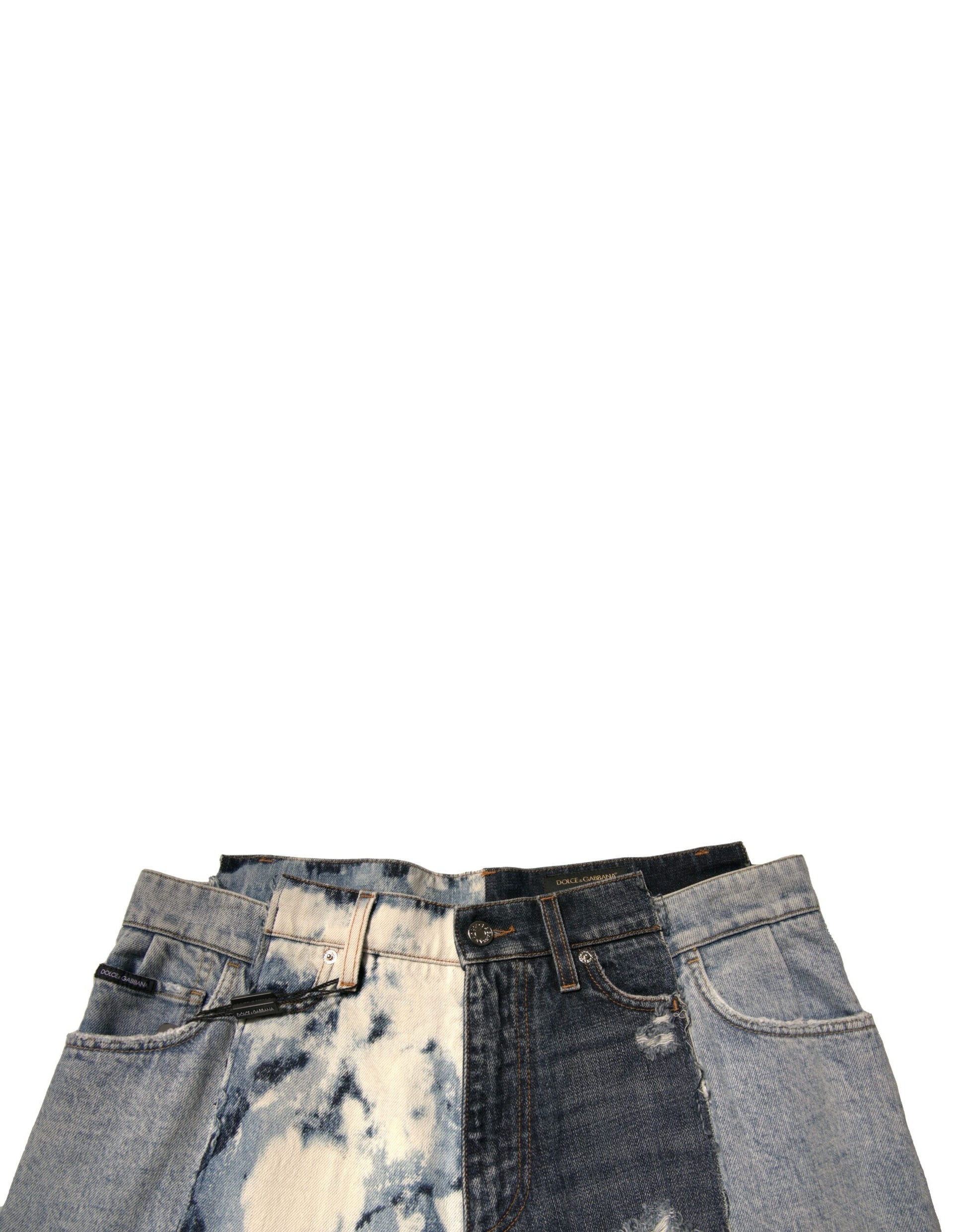 Dolce & Gabbana Multicolor Straight Leg Jeans for Men additional view