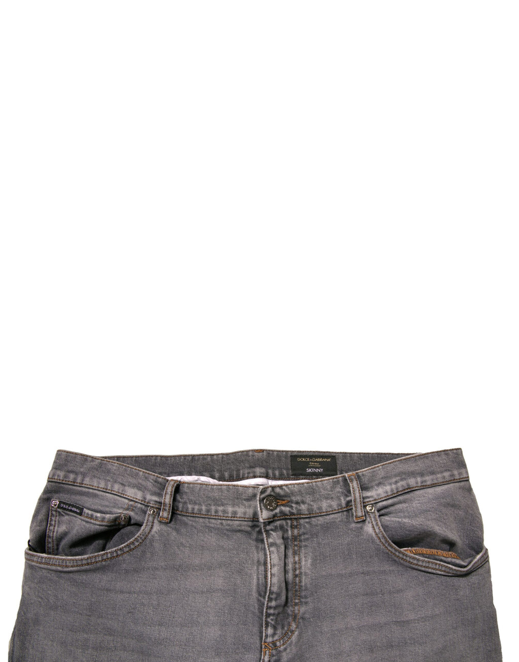 Dolce & Gabbana Grey Skinny Jeans for Men additional view