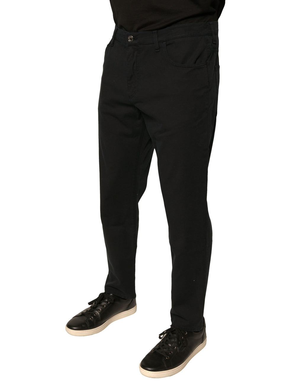 Dolce & Gabbana Black Skinny Jeans for Men detail view