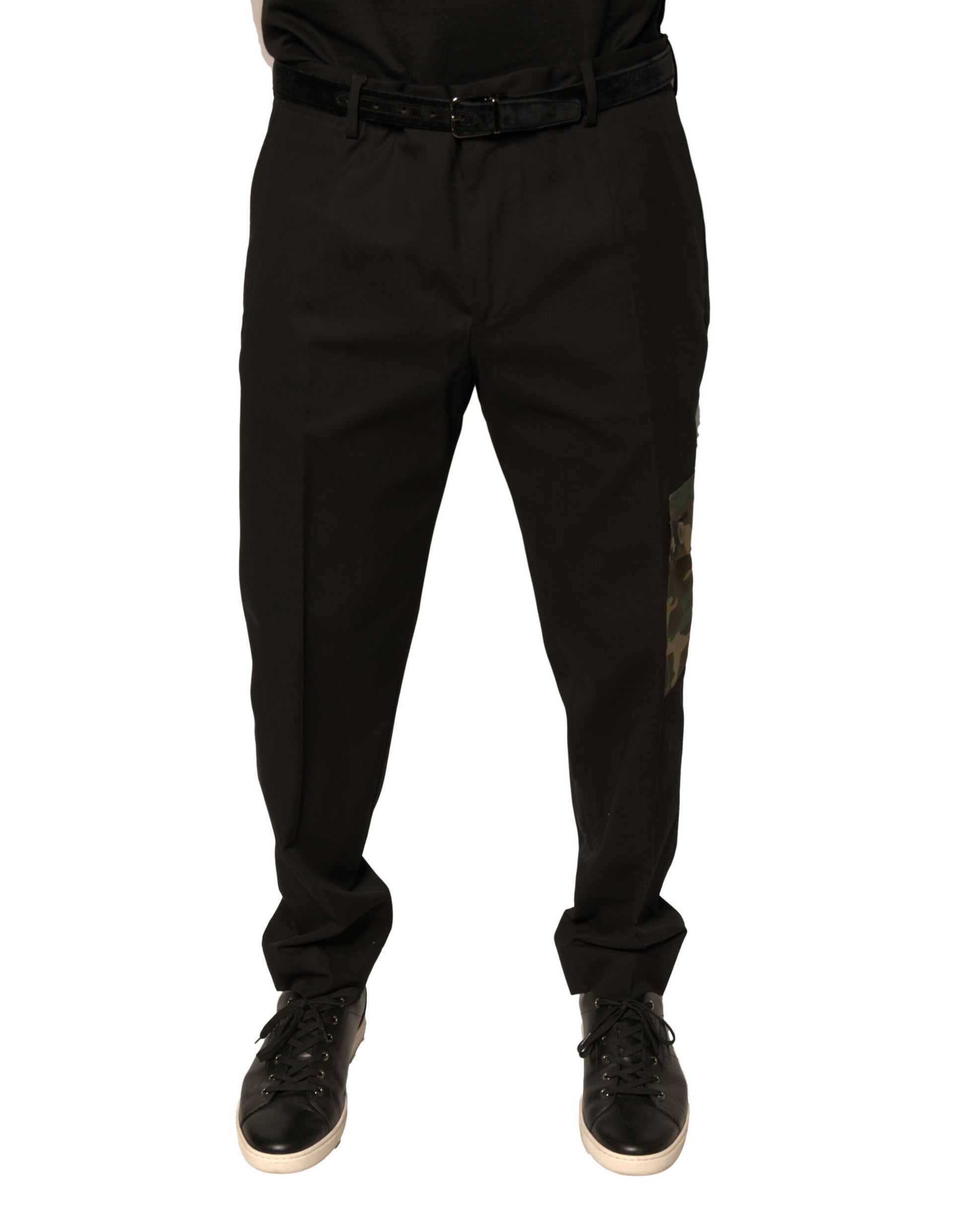 Dolce & Gabbana Black Cargo Pants for Men additional view