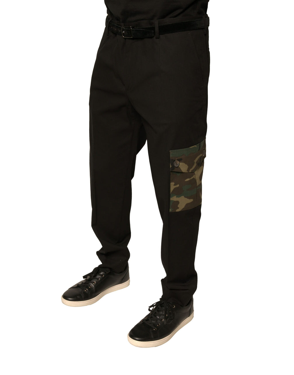 Dolce & Gabbana Black Cargo Pants for Men additional view