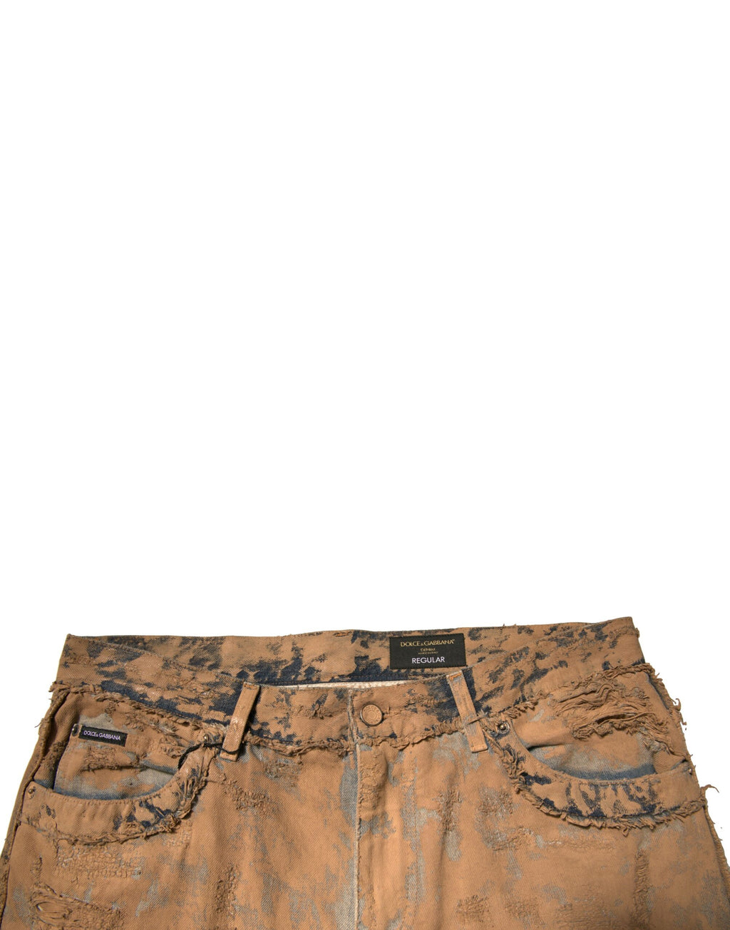 Dolce & Gabbana Brown Skinny Jeans for Men additional view