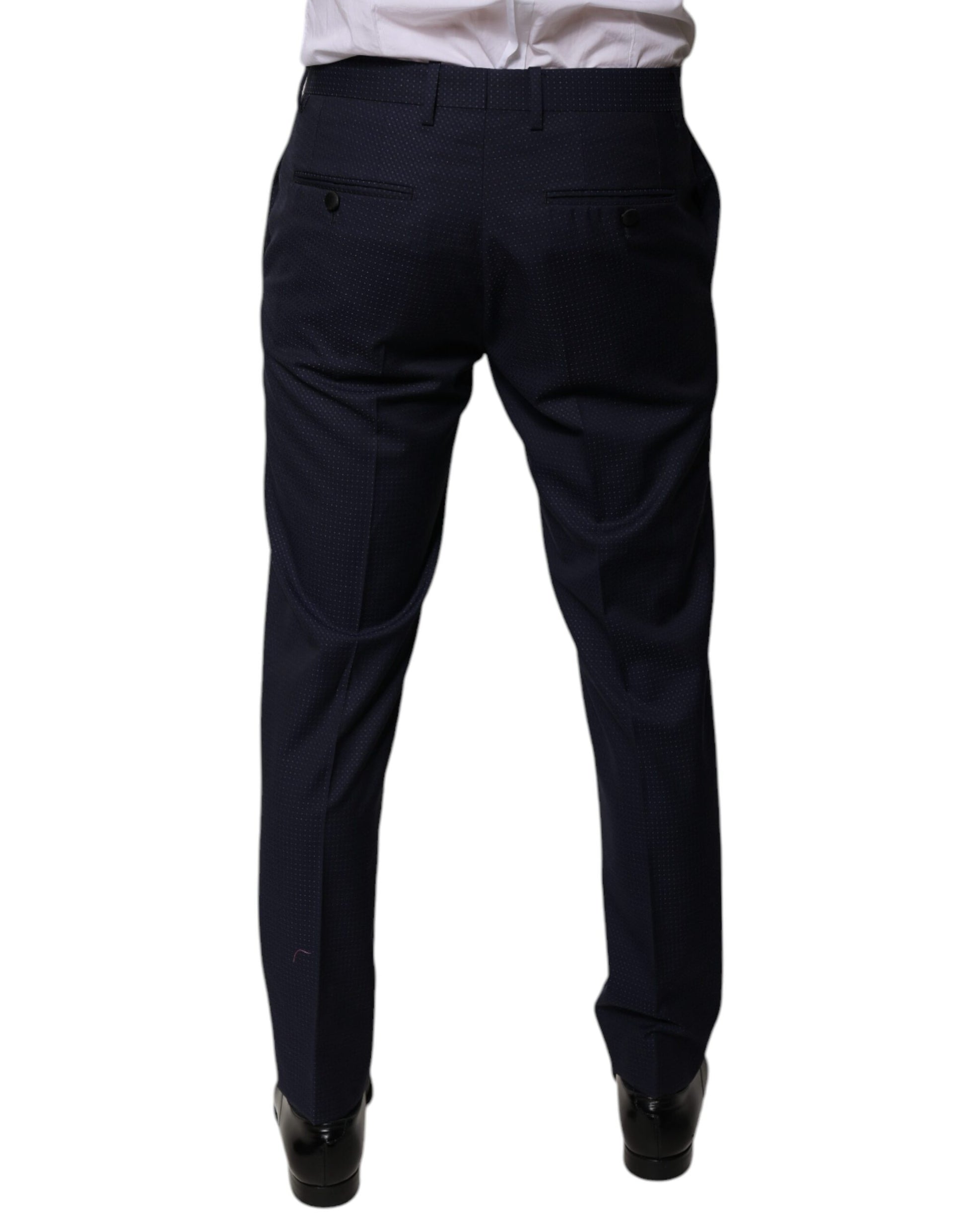 Dolce & Gabbana Blue Dress Pants for Men side view