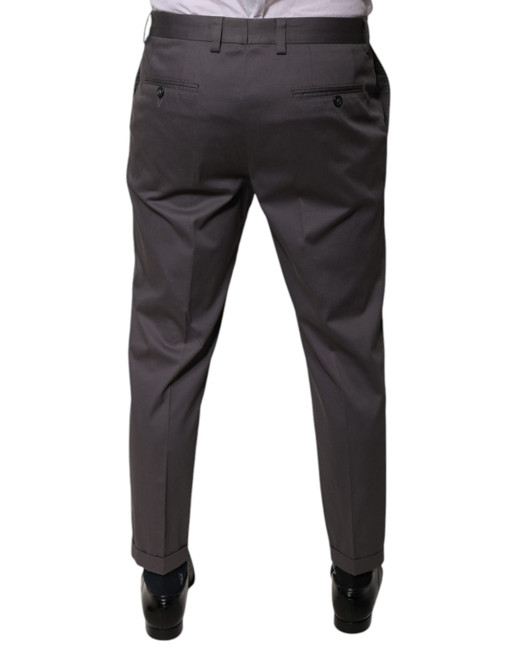 Dolce & Gabbana Grey Dress Pants for Men side view