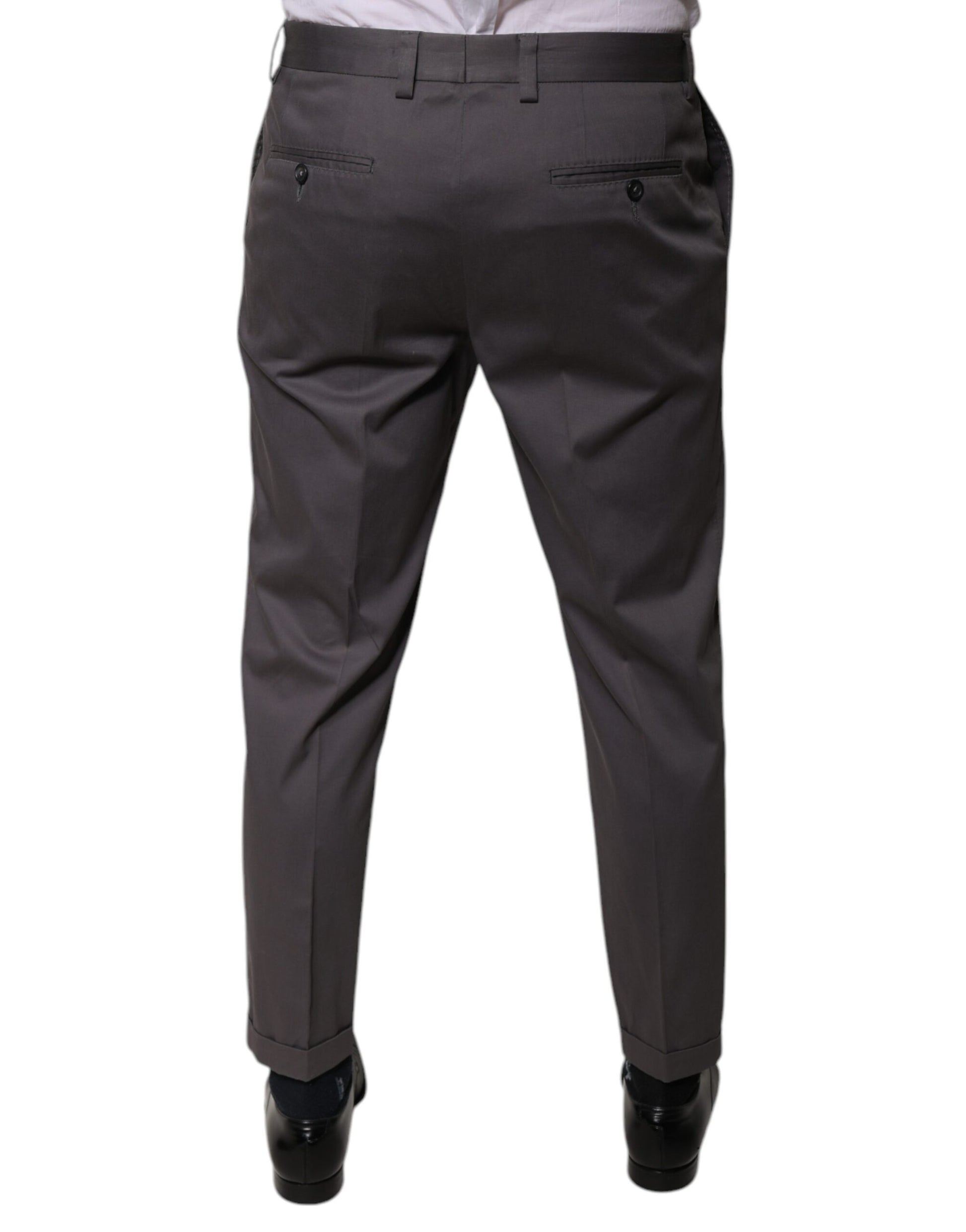 Dolce & Gabbana Grey Dress Pants for Men side view
