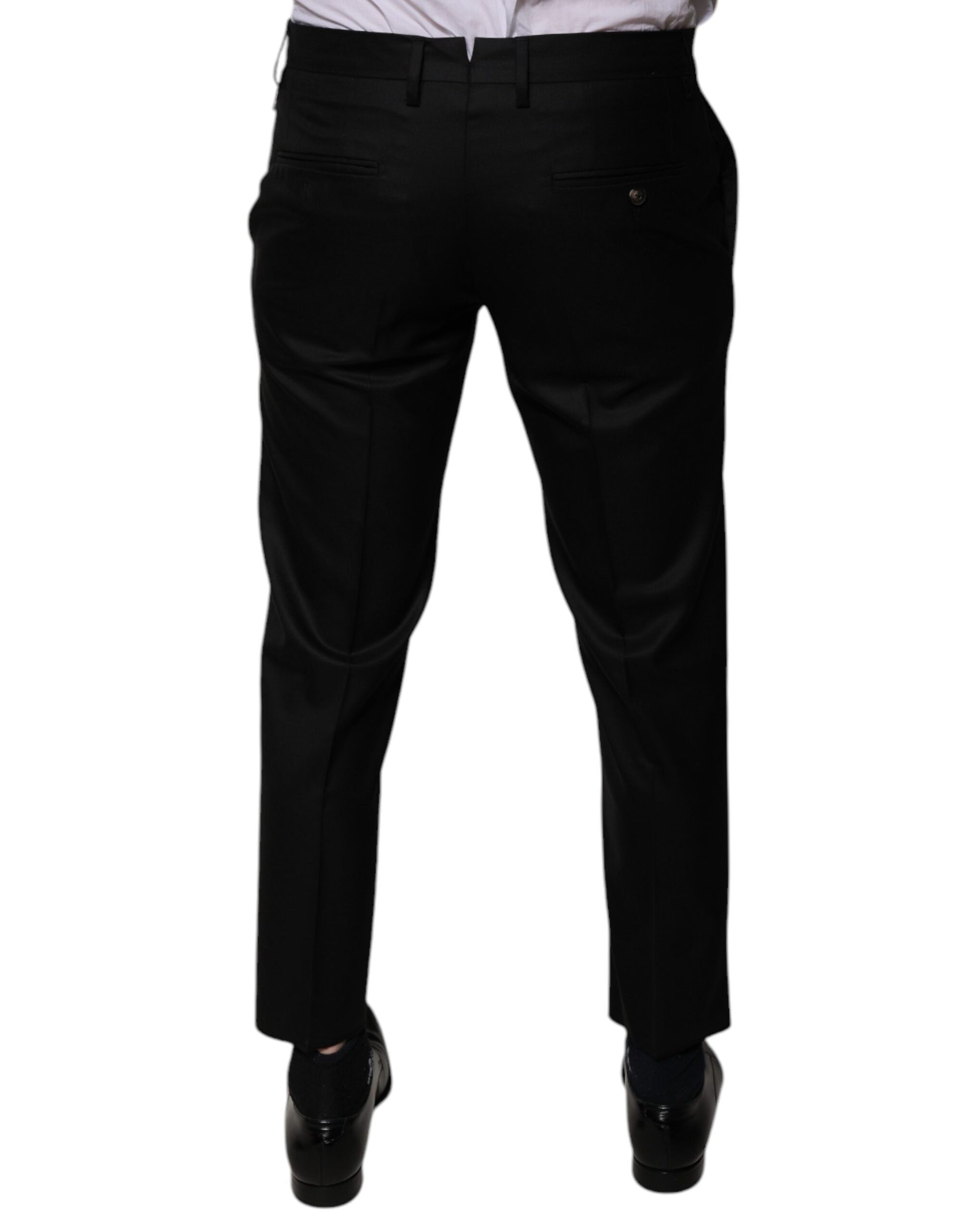Dolce & Gabbana Black Dress Pants for Men side view