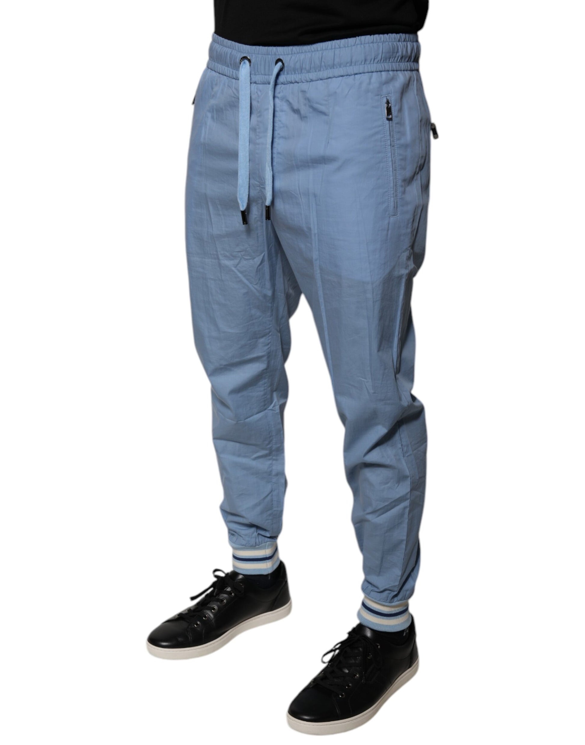 Dolce & Gabbana Blue Athletic Pants for Men detail view