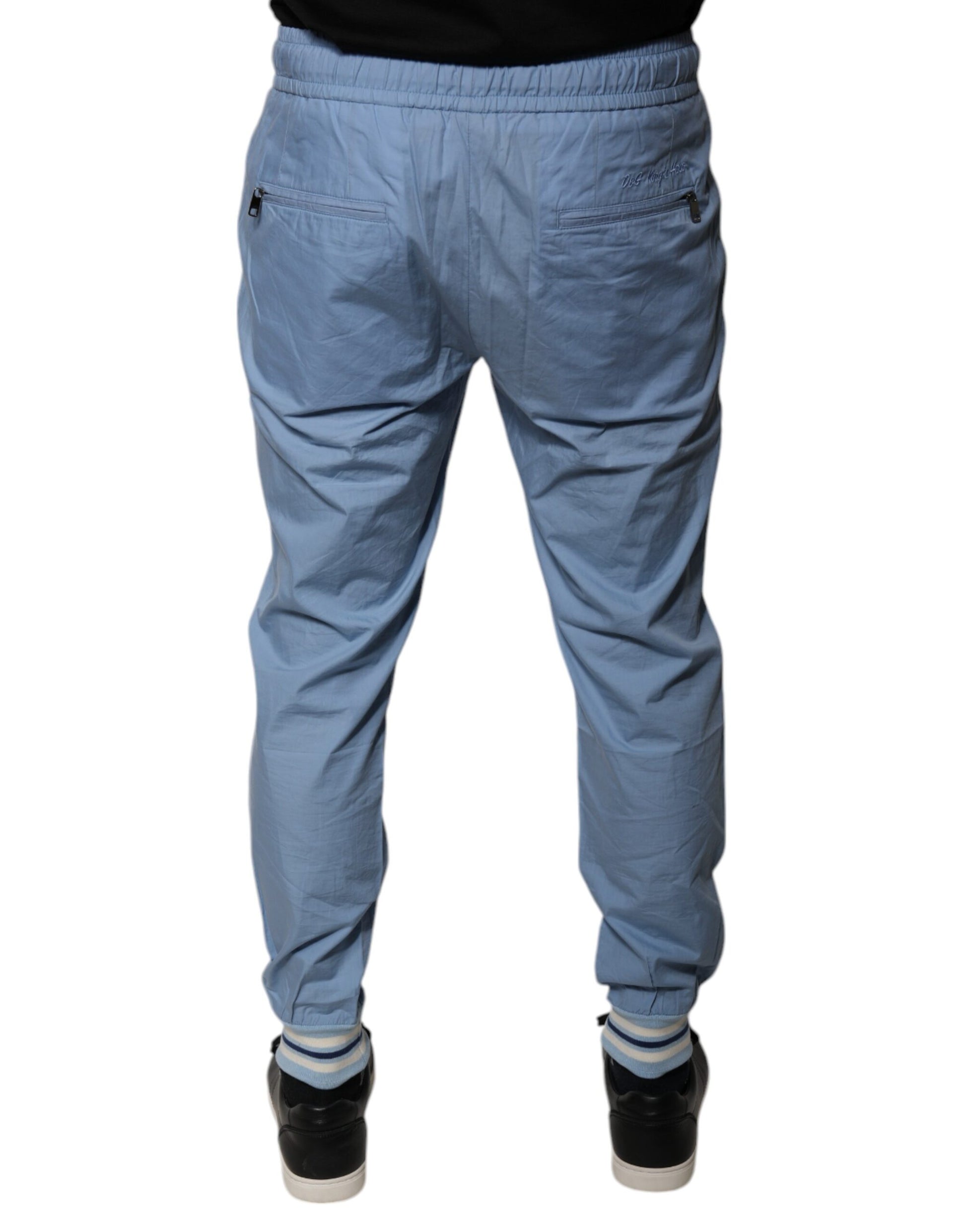 Dolce & Gabbana Blue Athletic Pants for Men side view
