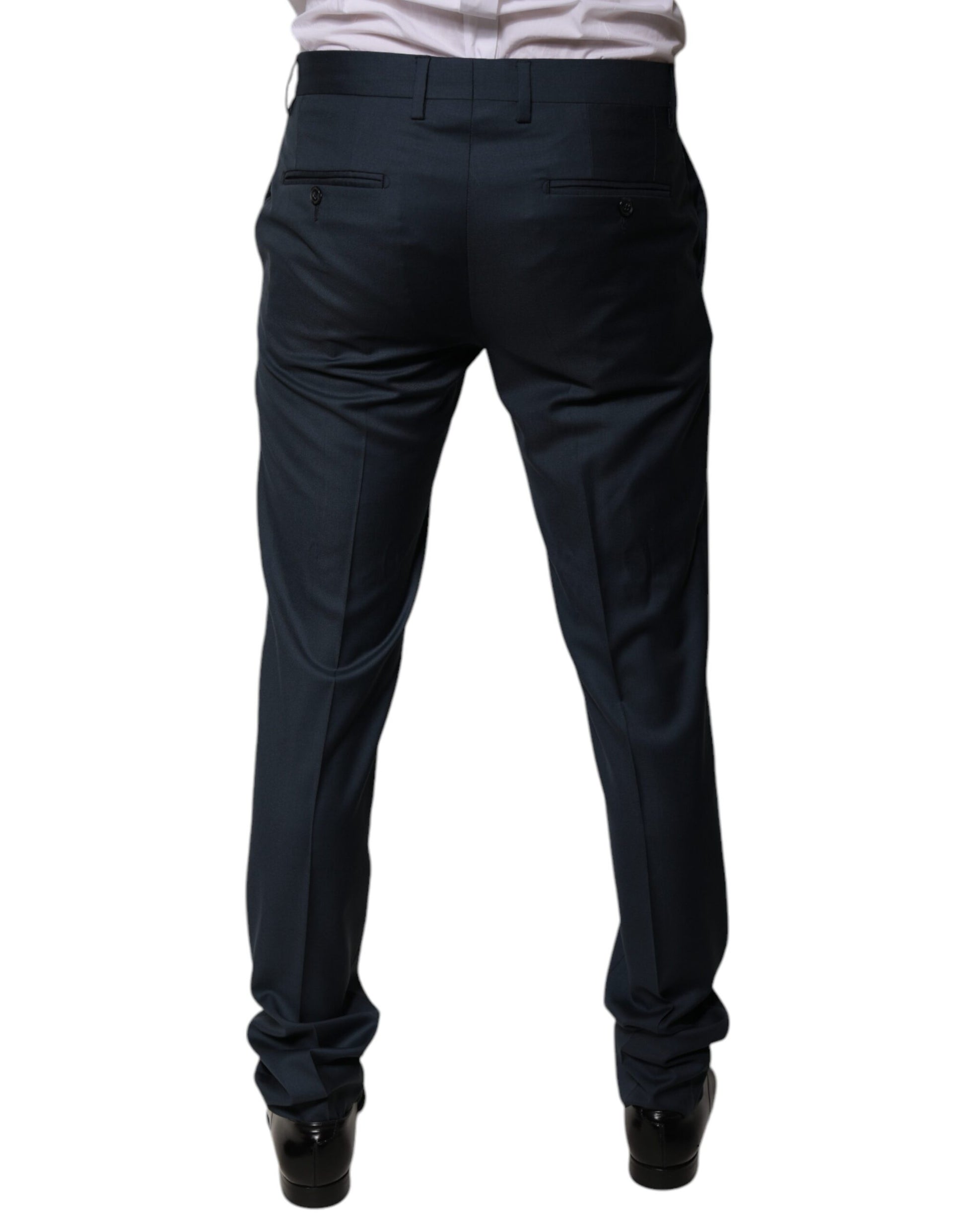 Dolce & Gabbana Blue Dress Pants for Men side view