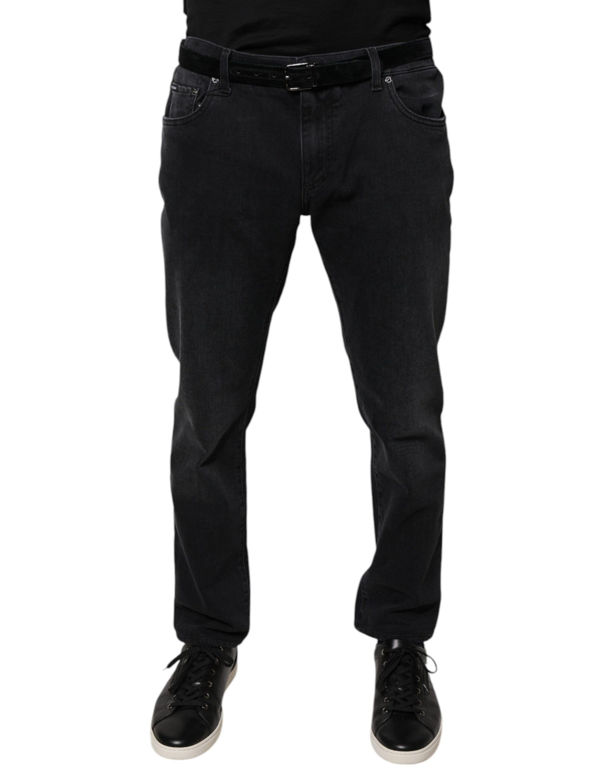 Dolce & Gabbana Black Skinny Jeans for Men