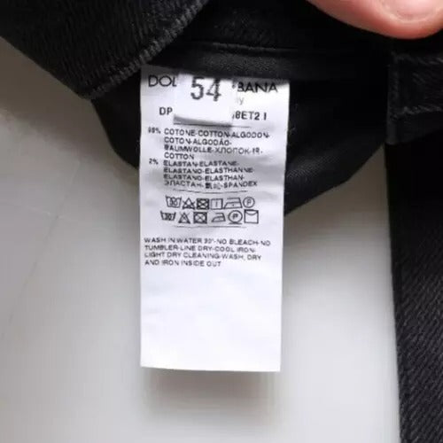 Dolce & Gabbana Black Skinny Jeans for Men additional view
