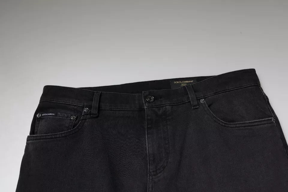 Dolce & Gabbana Black Skinny Jeans for Men additional view