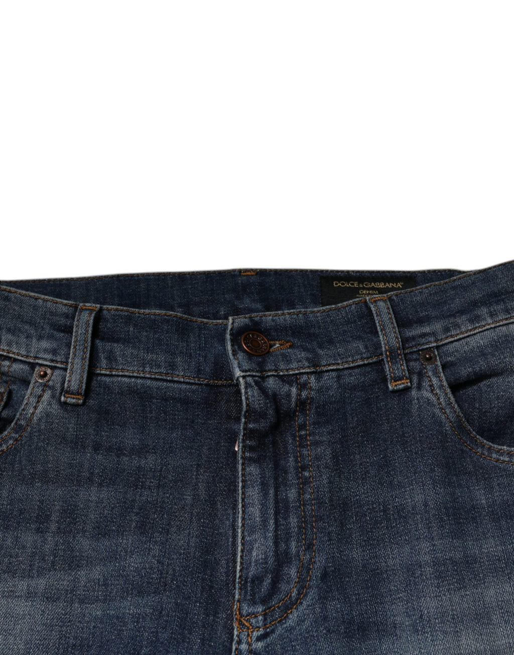 Dolce & Gabbana Blue Skinny Jeans for Men additional view