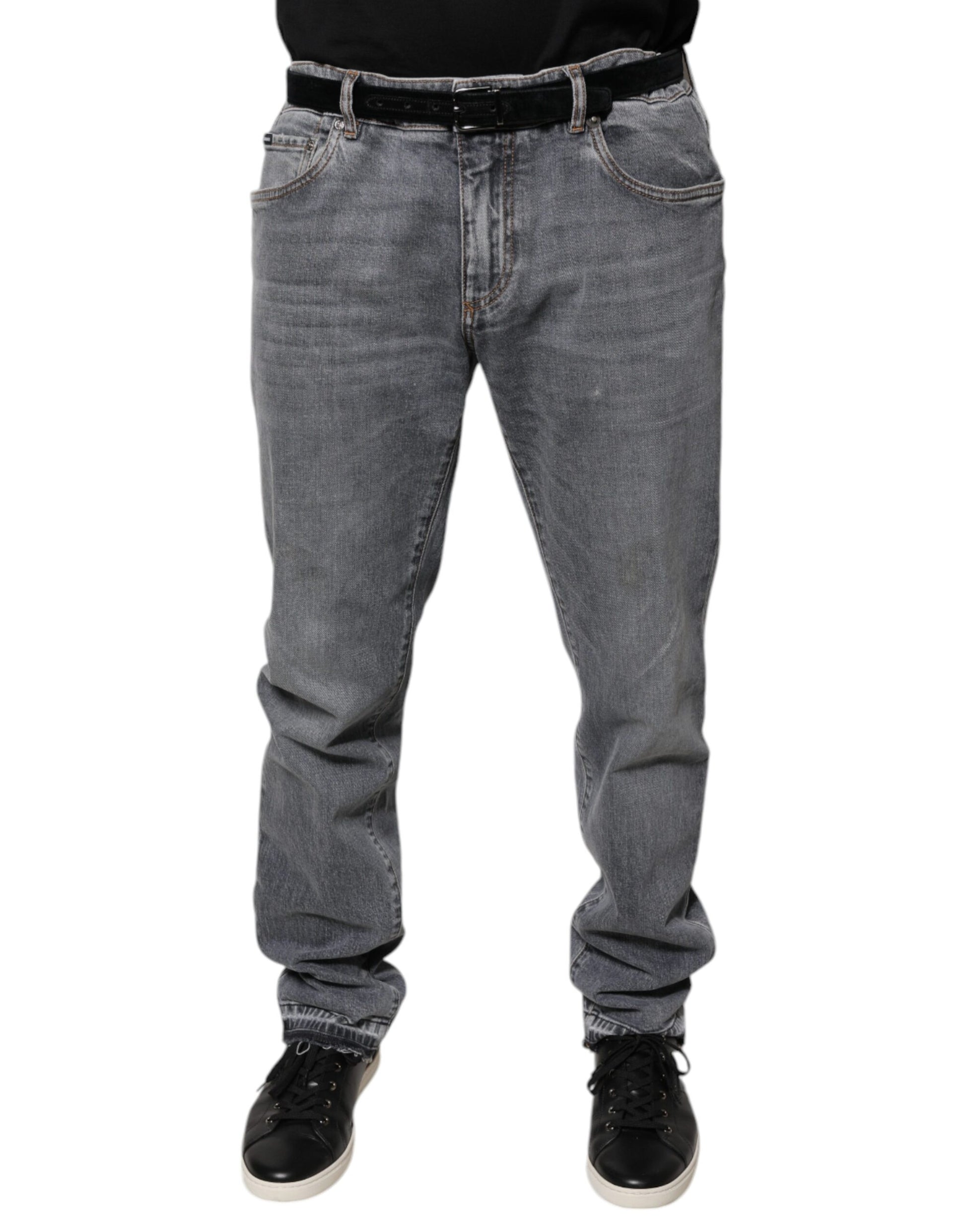 Dolce & Gabbana Grey Skinny Jeans for Men alternate view