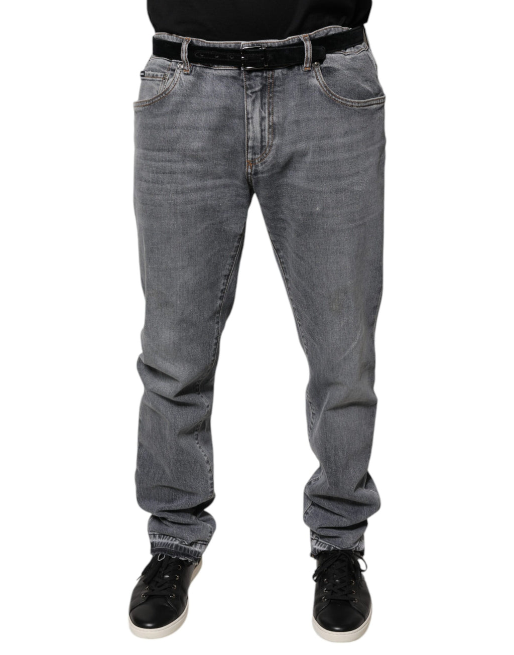 Dolce & Gabbana Grey Skinny Jeans for Men