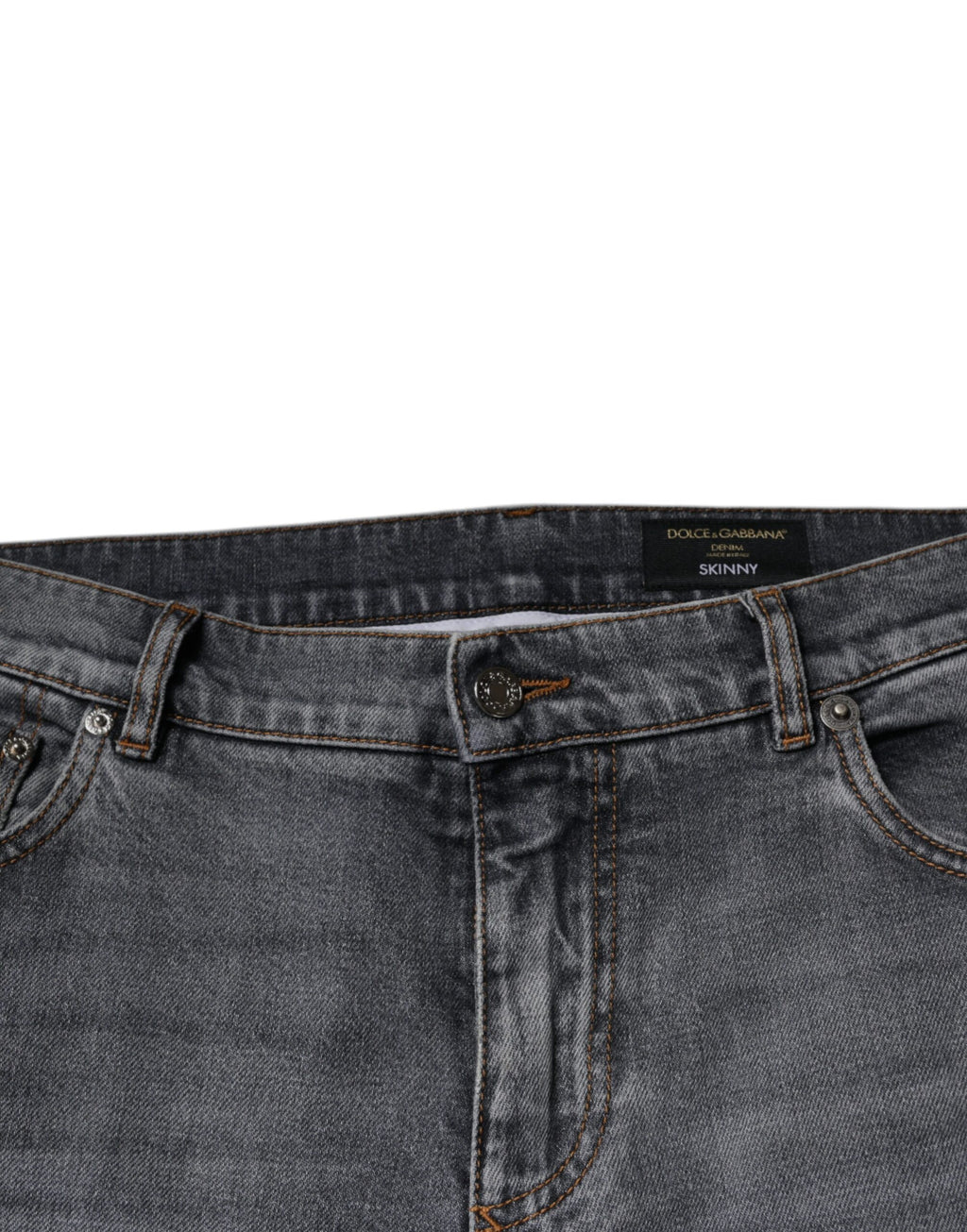 Dolce & Gabbana Grey Skinny Jeans for Men additional view