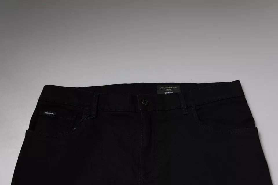 Dolce & Gabbana Black Skinny Jeans for Men additional view